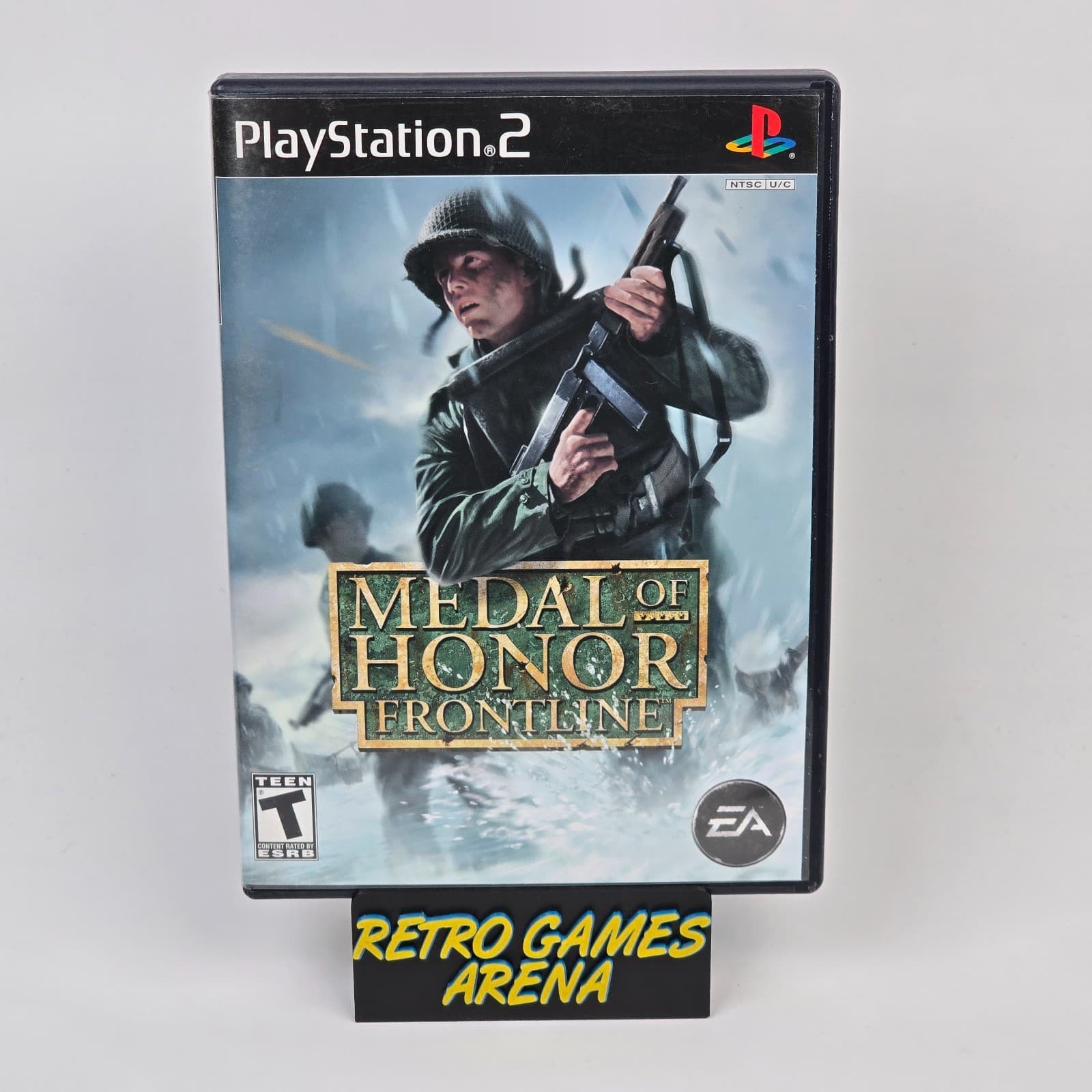 Medal of Honor: Frontline (PlayStation 2 PS2) Black Label Case & Disc