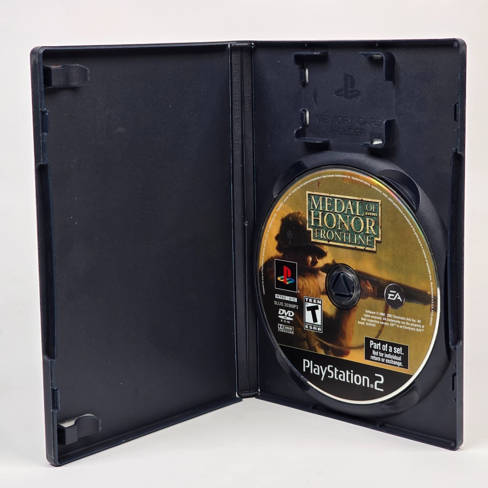 Medal of Honor: Frontline (PlayStation 2 PS2) Black Label Case & Disc - Thumbnail 2