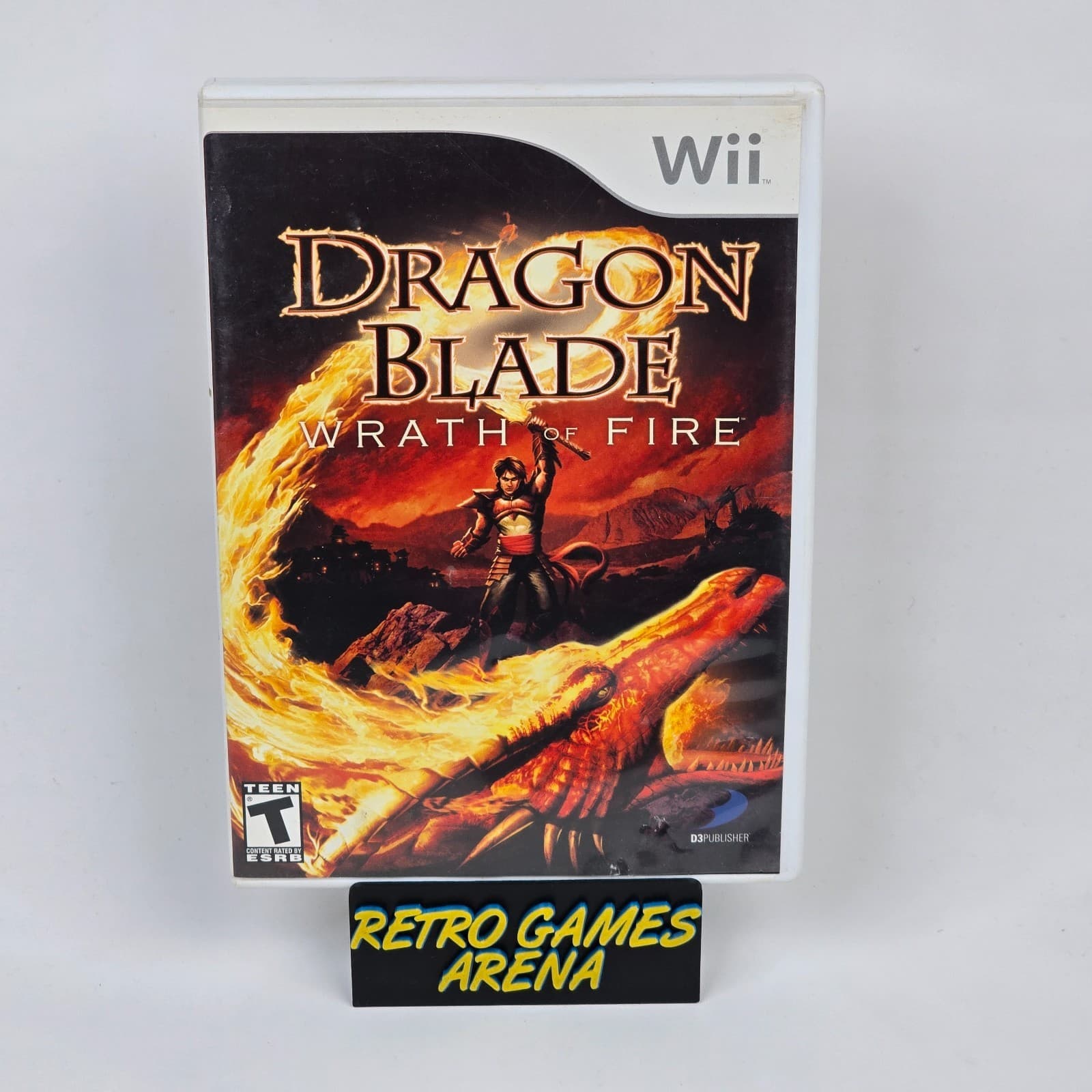 Dragon Blade: Wrath of Fire (Nintendo Wii) CIB COMPLETE & TESTED
