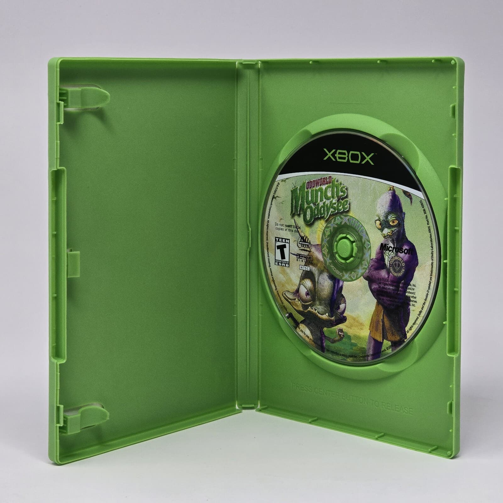 Oddworld: Munch's Oddysee (Original Xbox) Black Label Case & Disc TESTED - Thumbnail 2