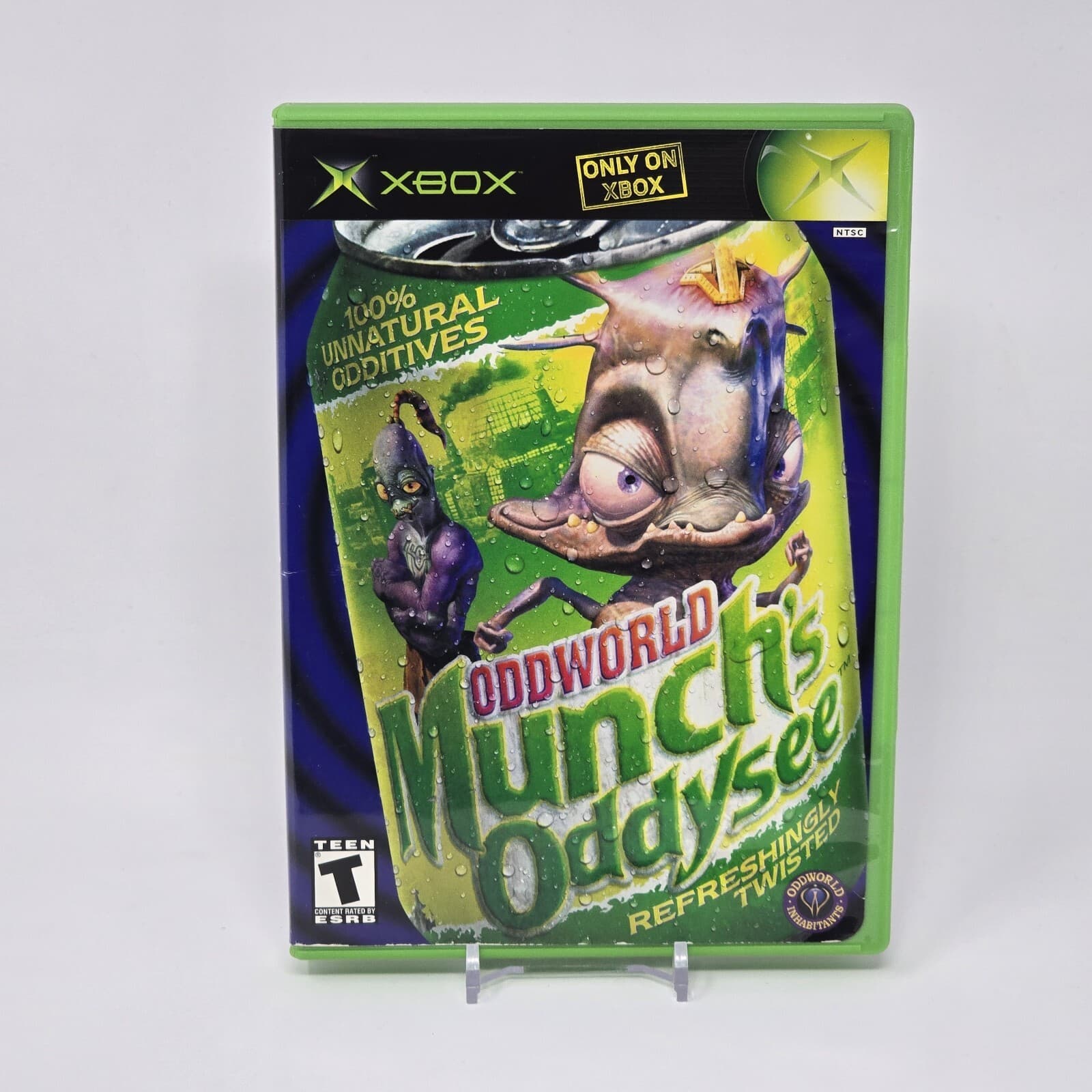 Oddworld: Munch's Oddysee (Original Xbox) Black Label Case & Disc TESTED