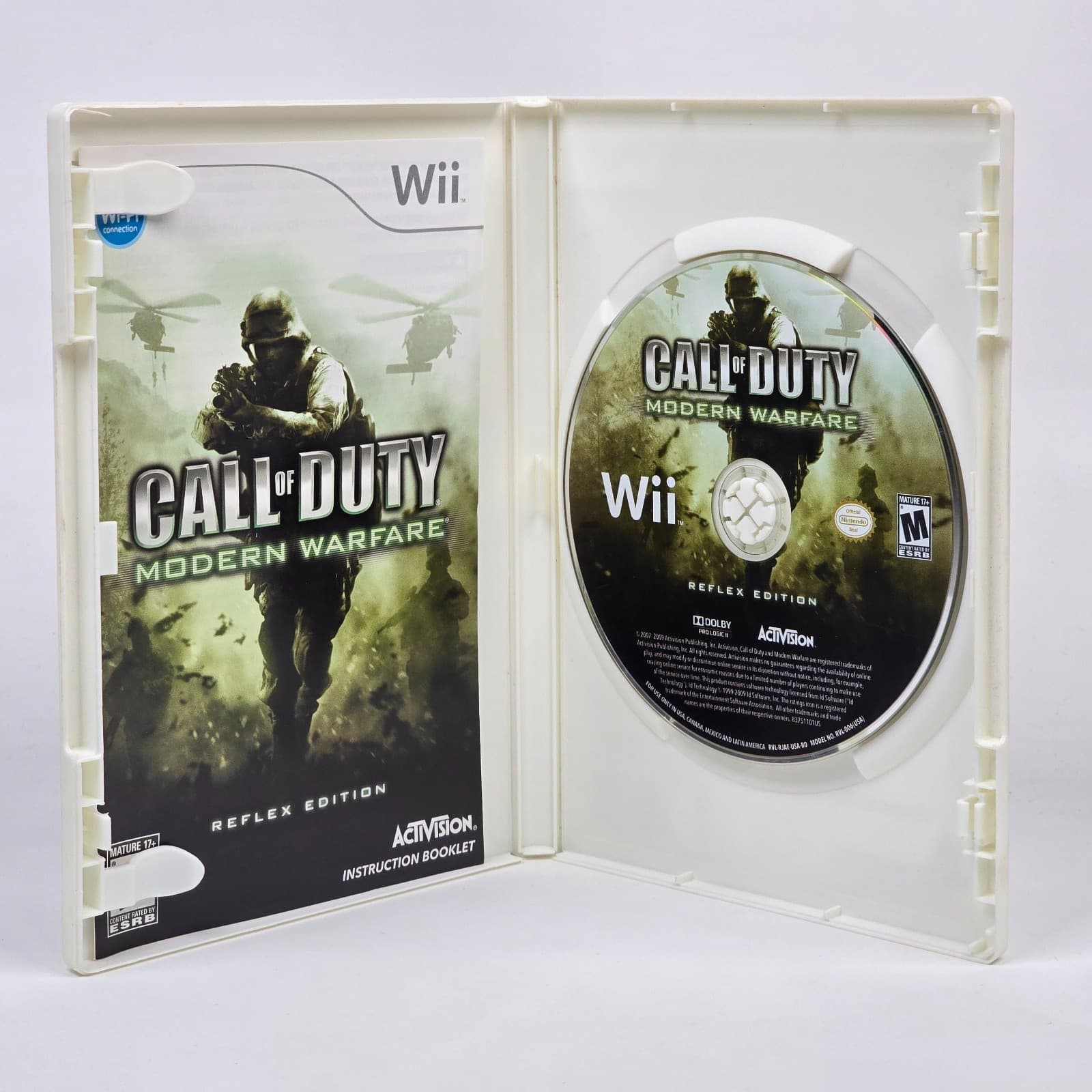 Call of Duty: Modern Warfare Reflex Edition (Nintendo Wii) CIB COMPLETE & TESTED - Thumbnail 2