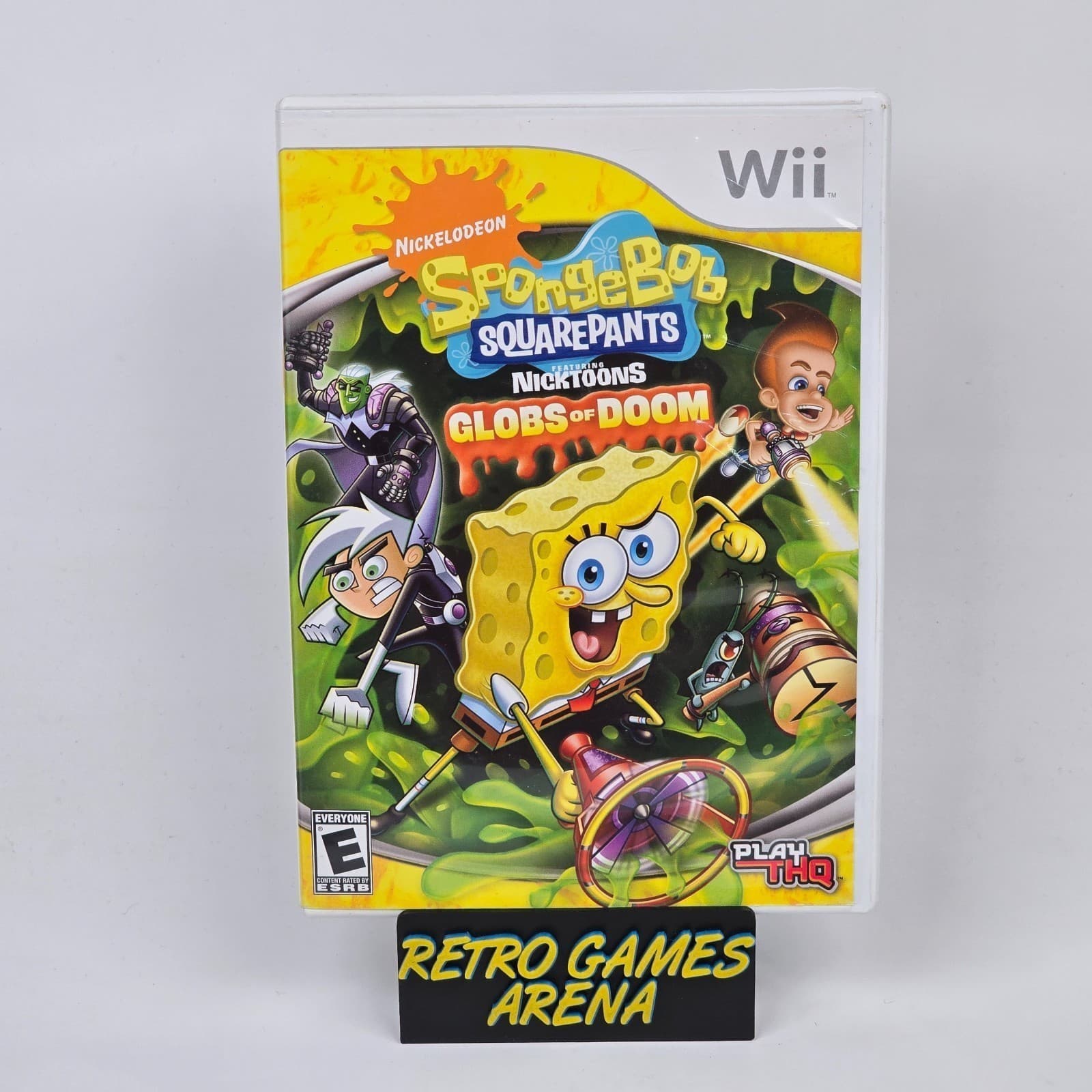SpongeBob SquarePants feat Nicktoons: Globs of Doom (Nintendo Wii) CIB COMPLETE
