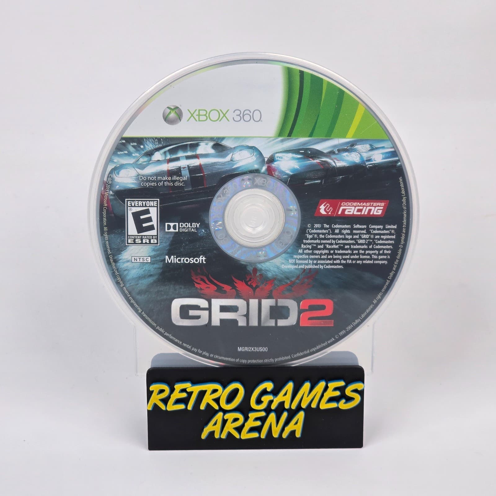 GRID 2 (Xbox 360) Disc