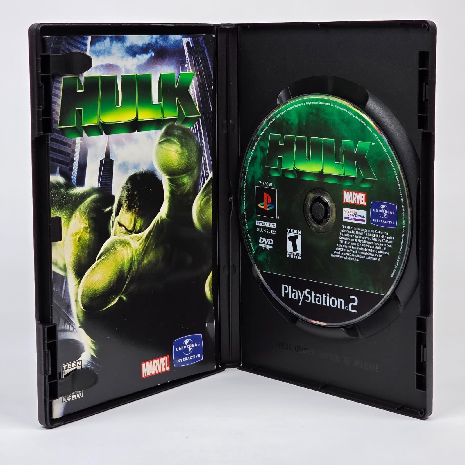 Hulk (PlayStation 2 PS2) CIB COMPLETE - Thumbnail 2