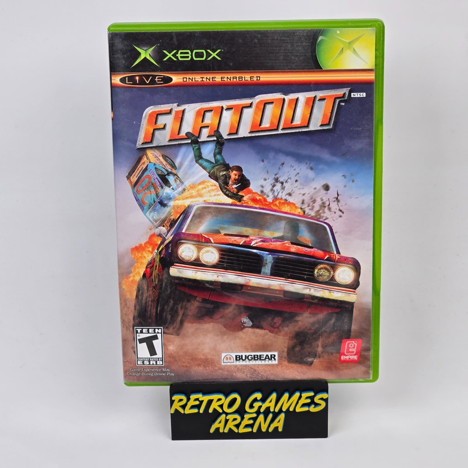FlatOut Flat Out (Original Xbox) CIB COMPLETE