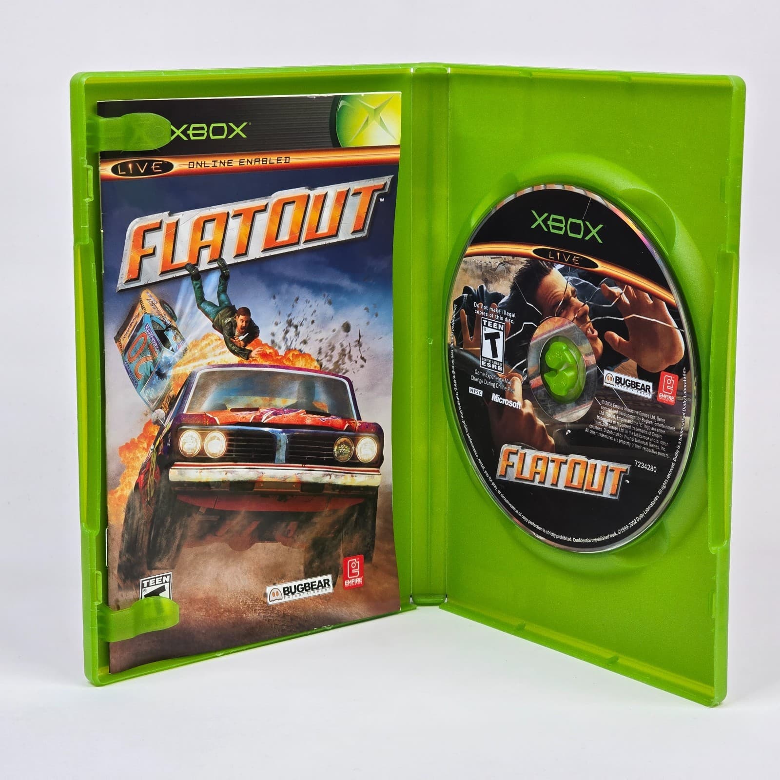 FlatOut Flat Out (Original Xbox) CIB COMPLETE - Thumbnail 2