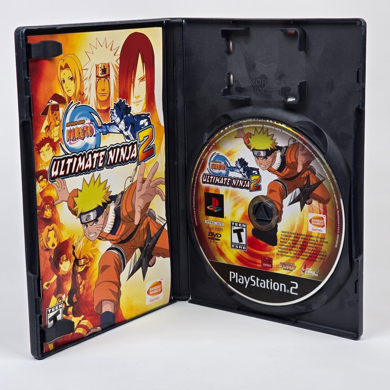 Naruto: Ultimate Ninja 2 (PlayStation 2 PS2) Black Label CIB COMPLETE - Thumbnail 2