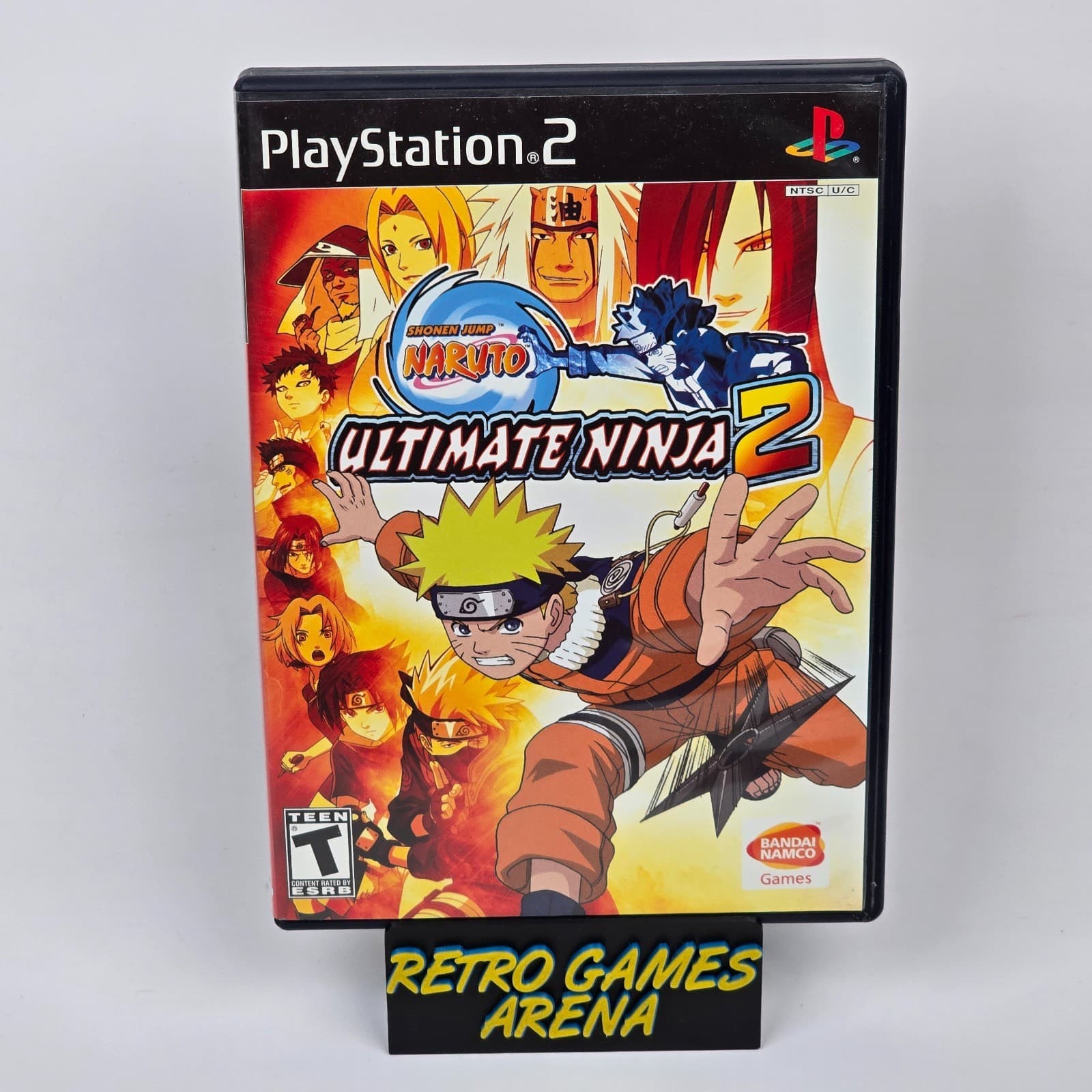Naruto: Ultimate Ninja 2 (PlayStation 2 PS2) Black Label CIB COMPLETE