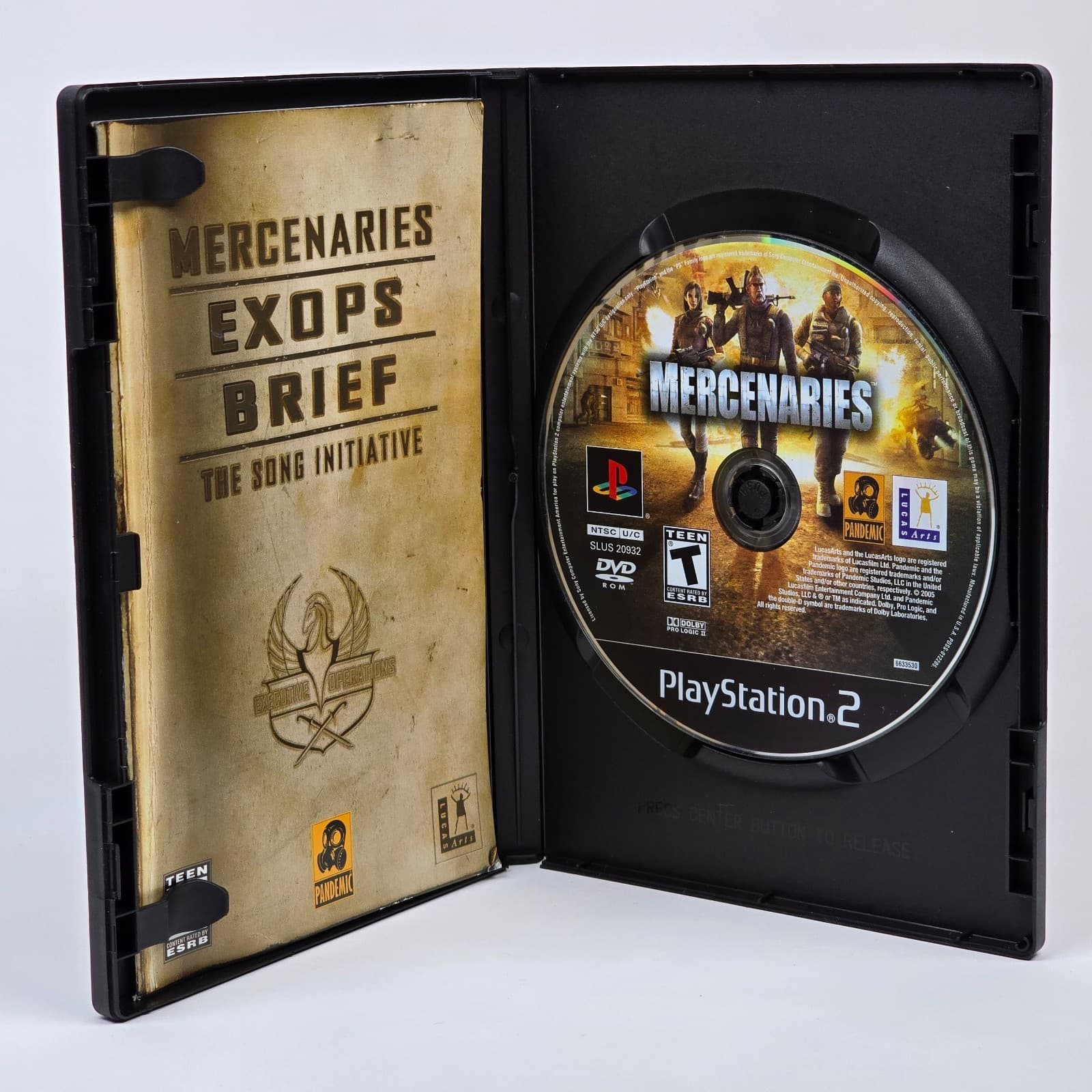 Mercenaries: Playground of Destruction (PlayStation 2 PS2) Blk Lbl CIB COMPLETE - Thumbnail 2