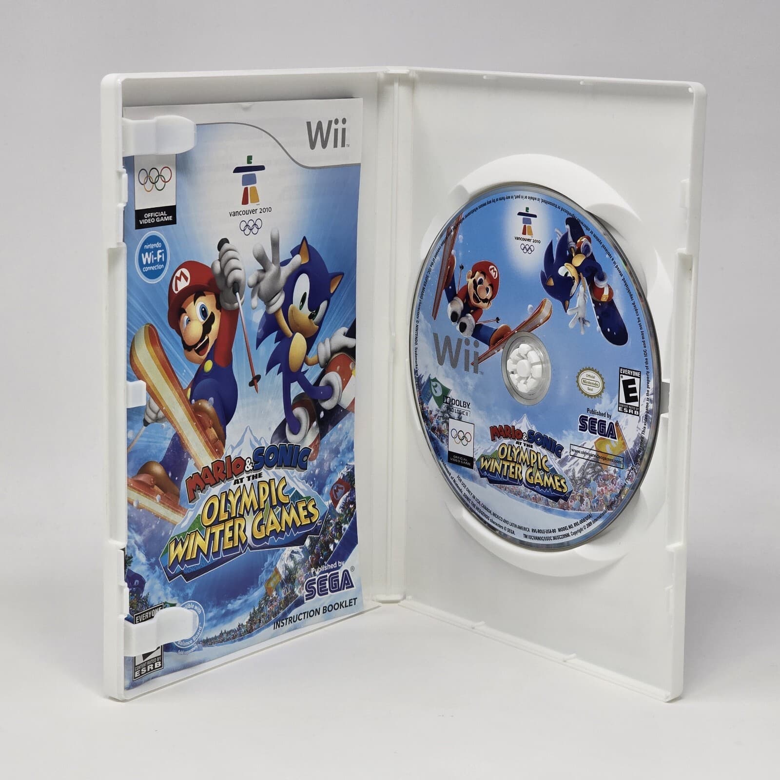 Mario & Sonic at the Olympic Winter Games (Nintendo Wii) CIB COMPLETE & TESTED - Thumbnail 2