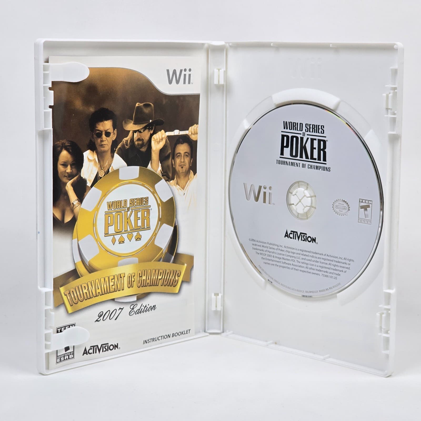 World Series of Poker: Tournament 2007 (Nintendo Wii) CIB COMPLETE & TESTED - Thumbnail 2