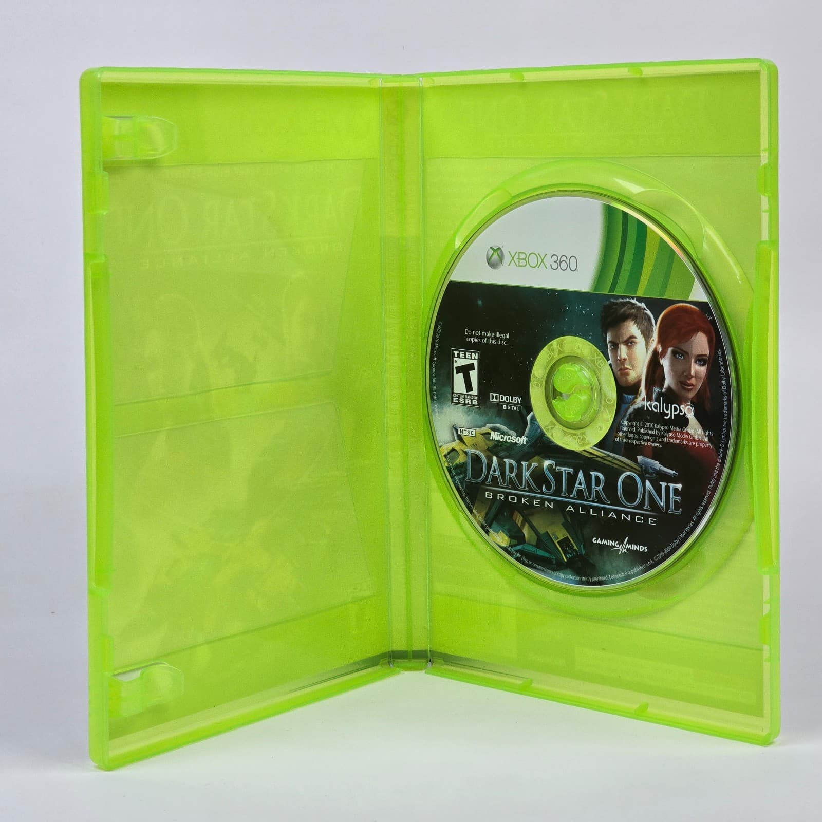 DarkStar One: Broken Alliance (Xbox 360) Case & Disc - Thumbnail 2