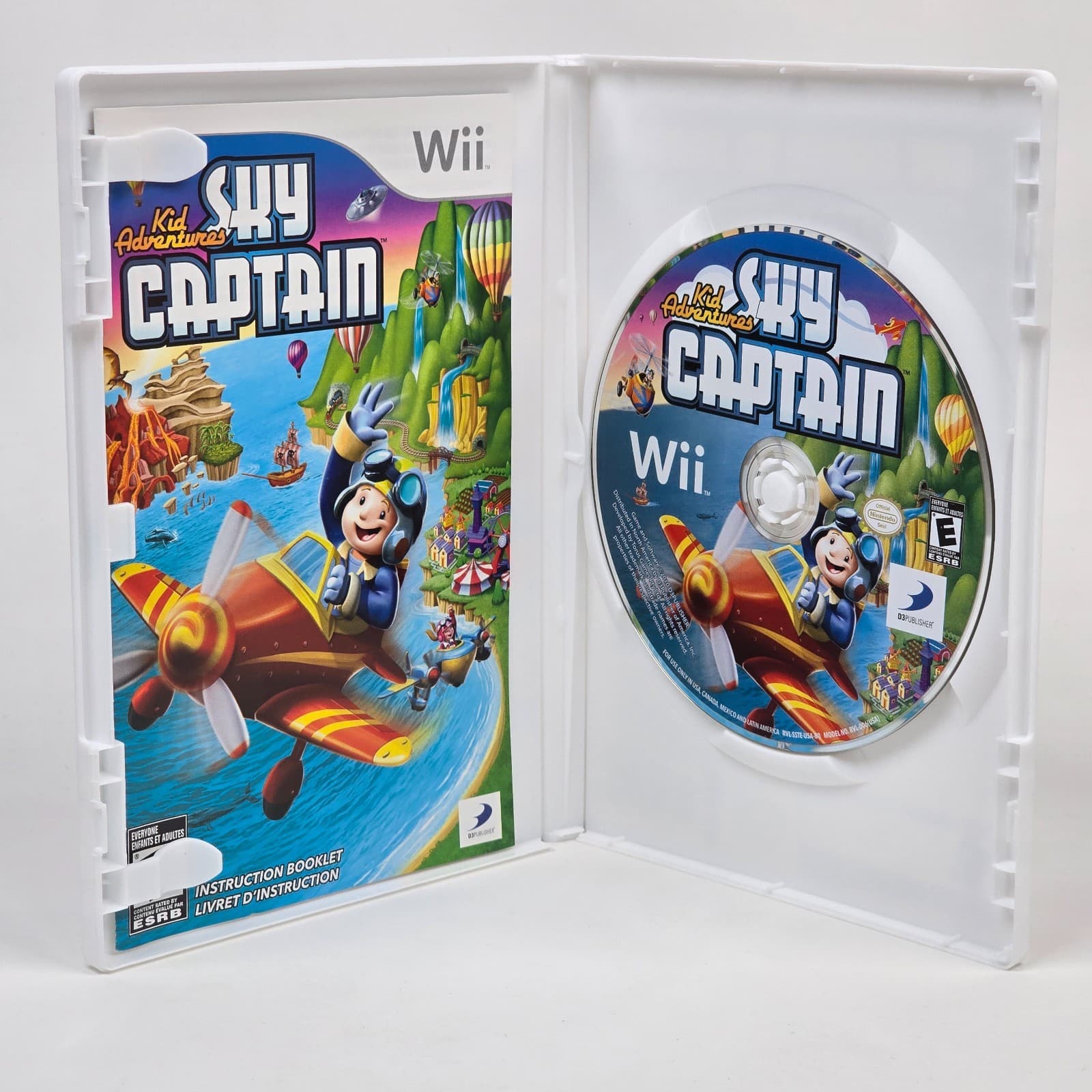 Kid Adventures: Sky Captain (Nintendo Wii) CIB COMPLETE & TESTED - Thumbnail 2