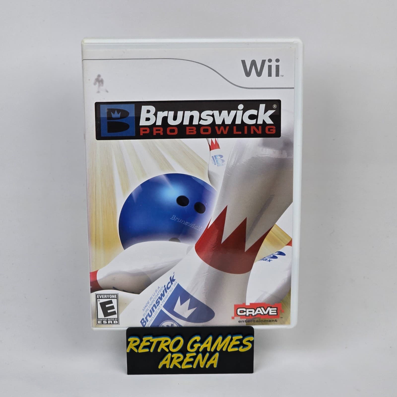 Brunswick Pro Bowling (Nintendo Wii) CIB COMPLETE & TESTED
