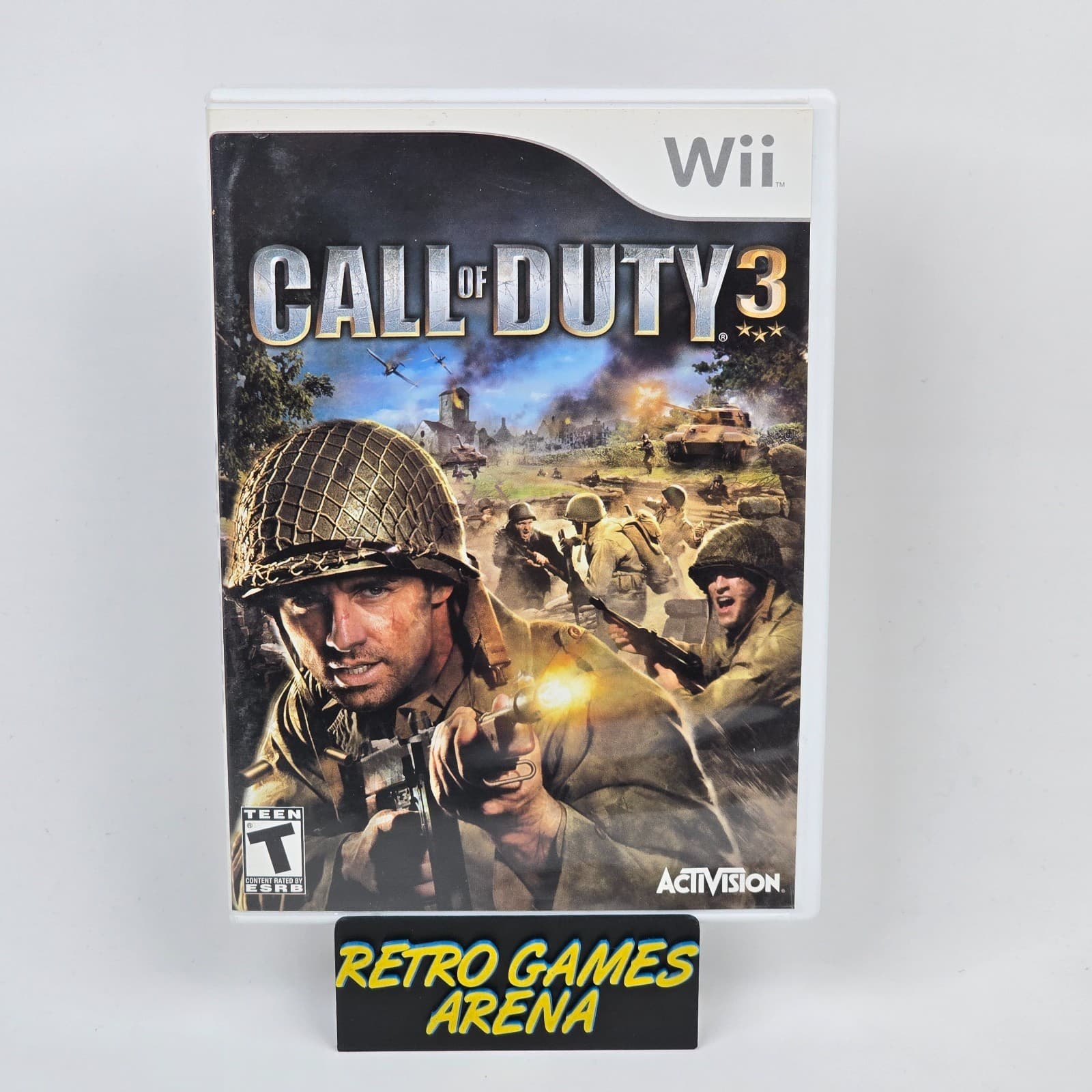Call of Duty 3 (Nintendo Wii) CIB COMPLETE & TESTED