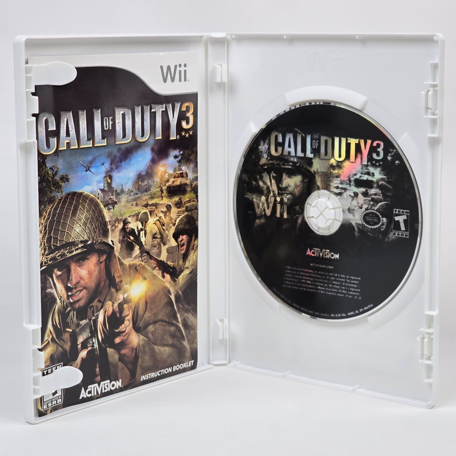 Call of Duty 3 (Nintendo Wii) CIB COMPLETE & TESTED - Thumbnail 2