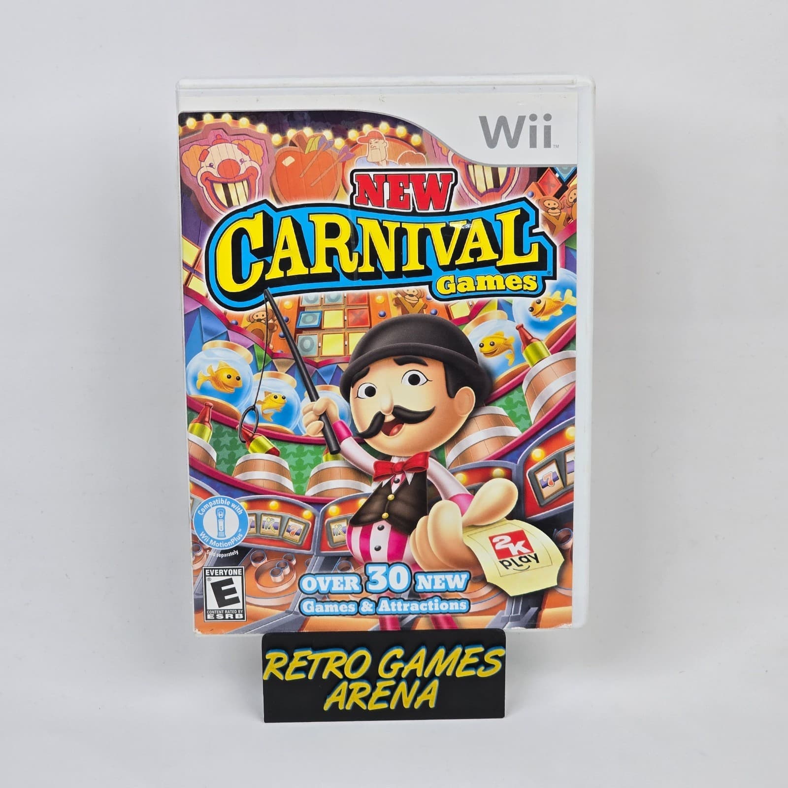 New Carnival Games (Nintendo Wii) CIB COMPLETE & TESTED