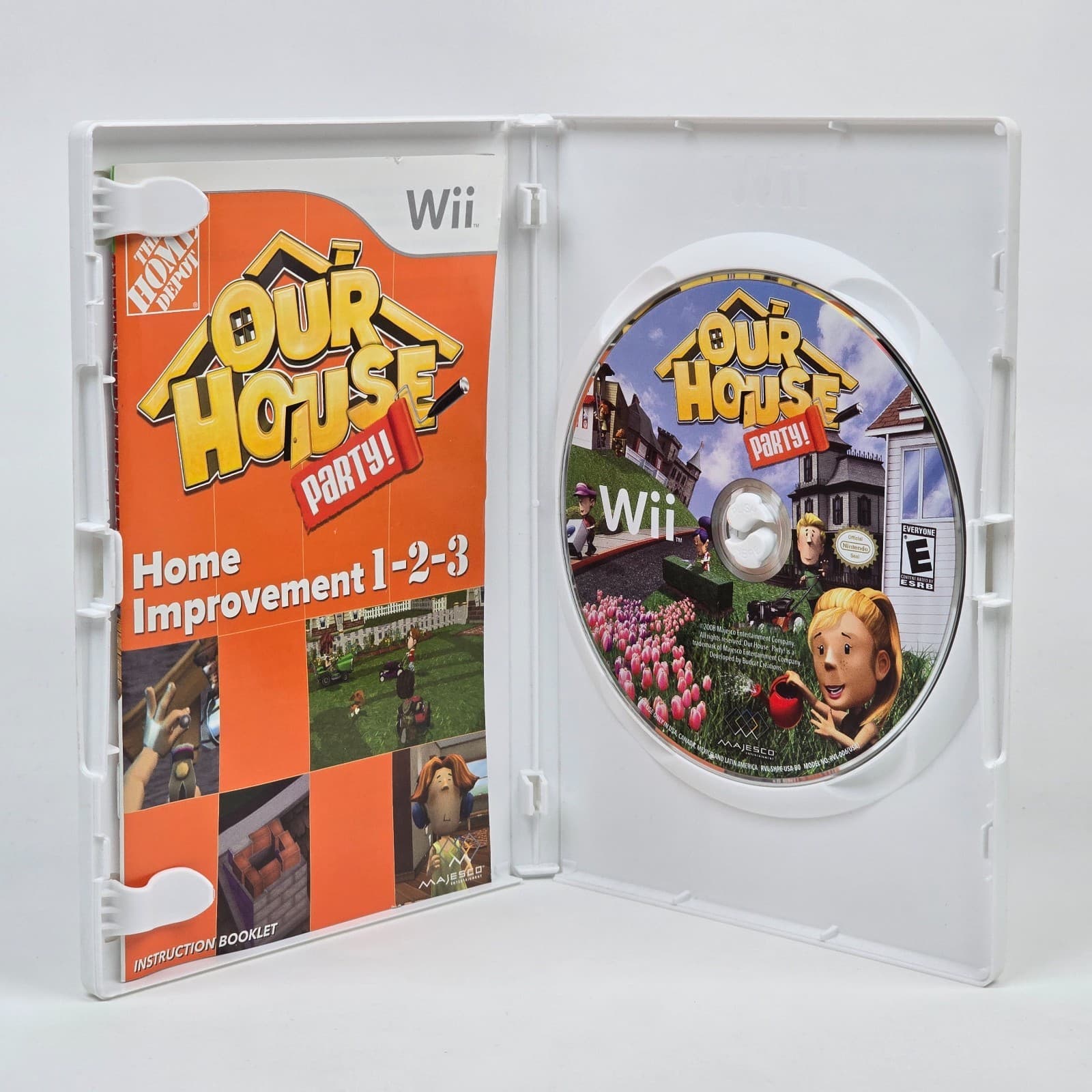 Our House Party Home Depot (Nintendo Wii) CIB COMPLETE & TESTED - Thumbnail 2