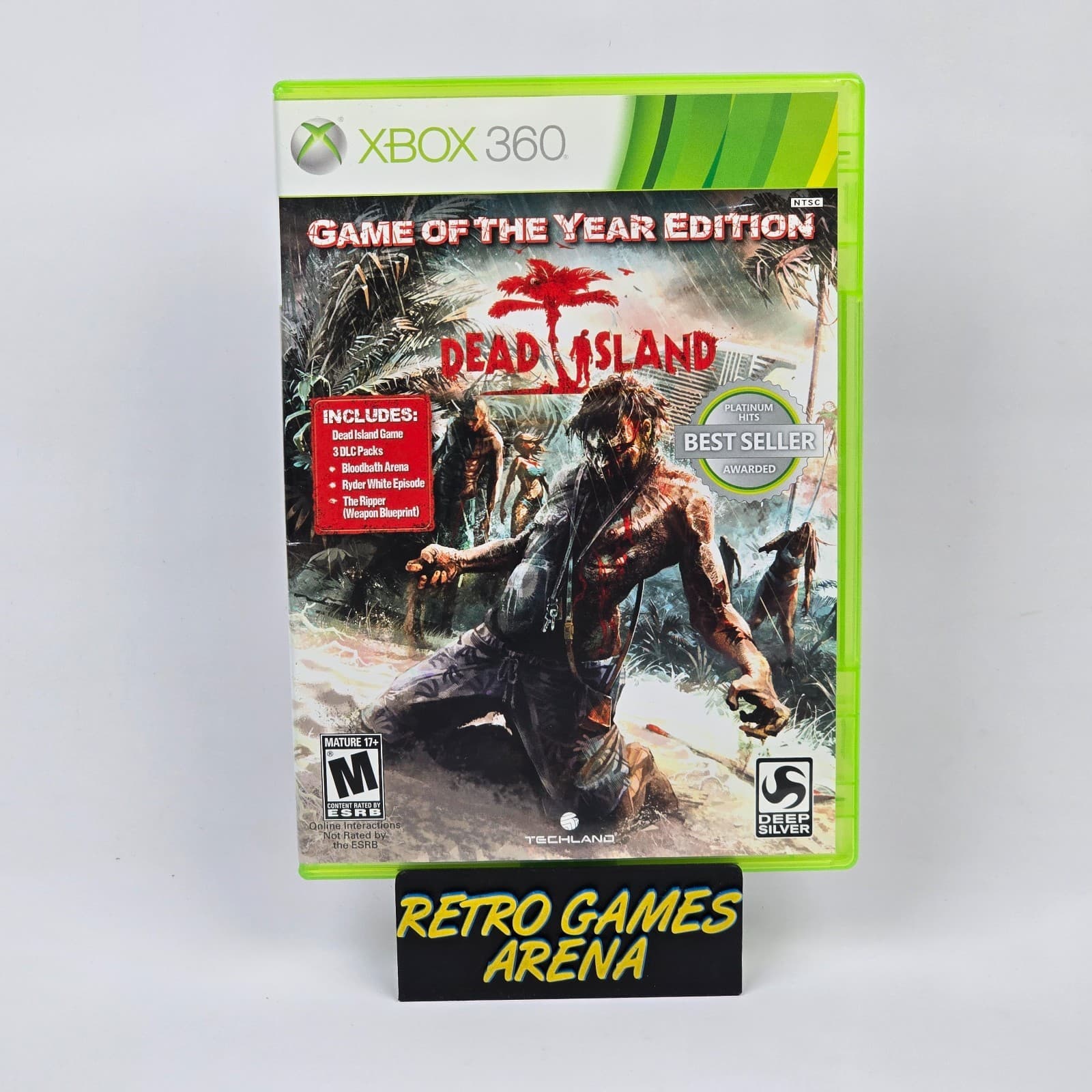 Dead Island: Game of the Year Edition (Xbox 360) Case & Disc