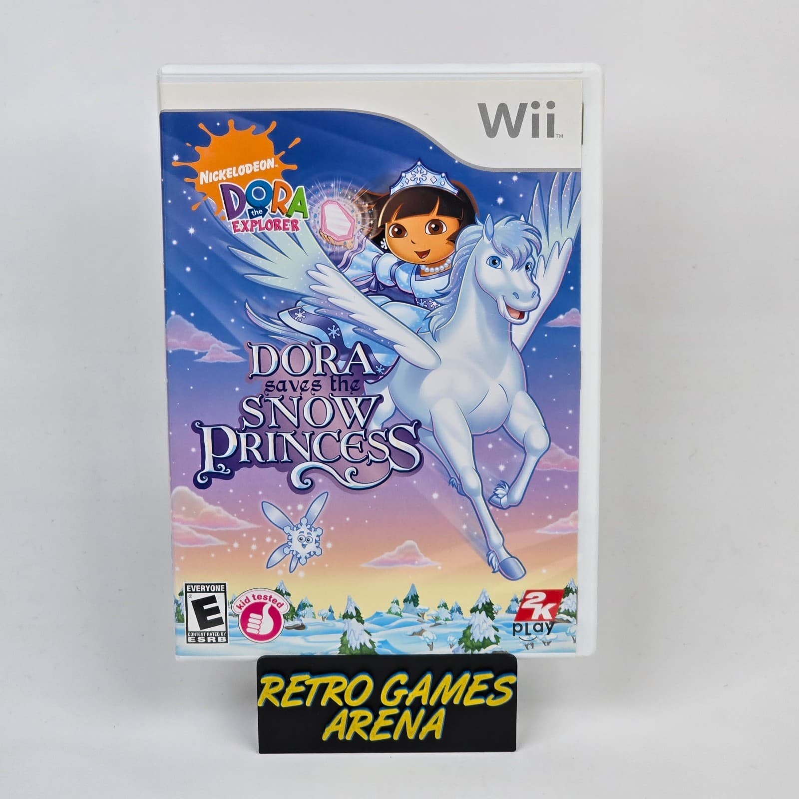 Dora the Explorer: Dora Saves the Snow Princess (Nintendo Wii) CIB COMPLETE