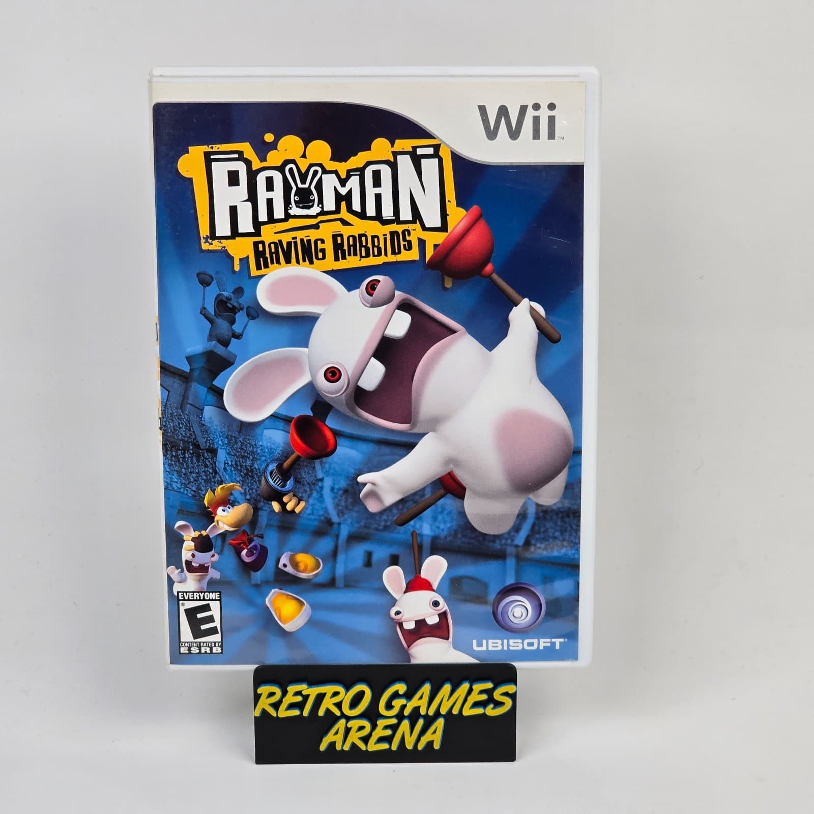 Rayman: Raving Rabbids (Nintendo Wii) CIB COMPLETE & TESTED