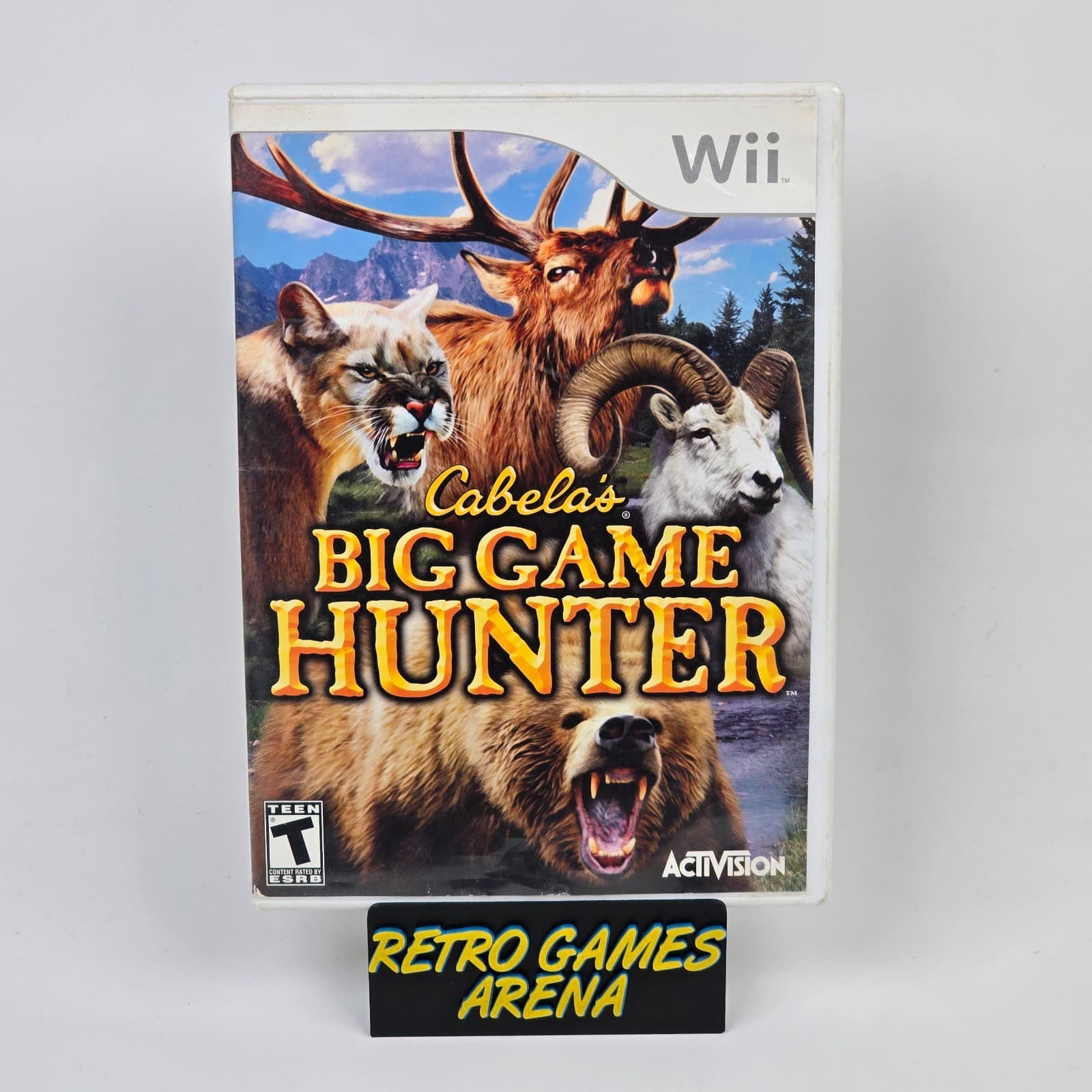Cabela's Big Game Hunter (Nintendo Wii) Case & Disc TESTED