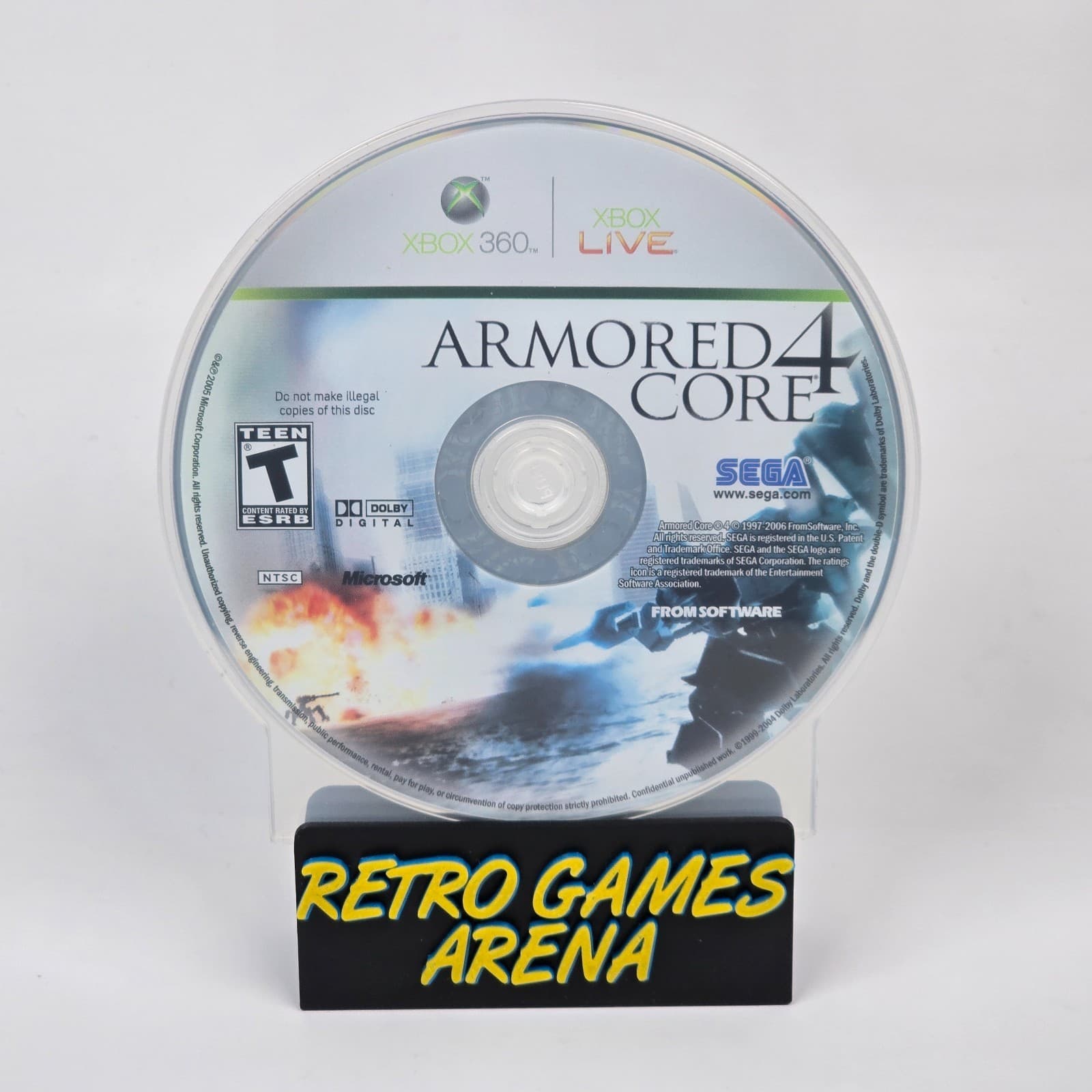 Armored Core 4 (Xbox 360) Disc