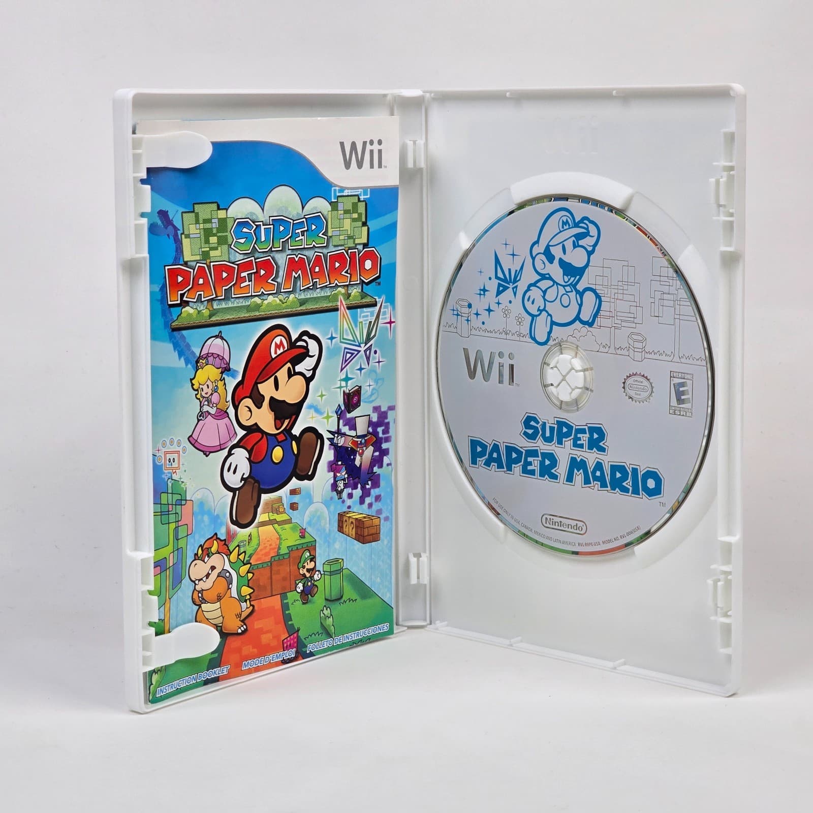 💿REFURBISHED Super Paper Mario (Nintendo Wii) CIB COMPLETE & TESTED 💿 - Thumbnail 2