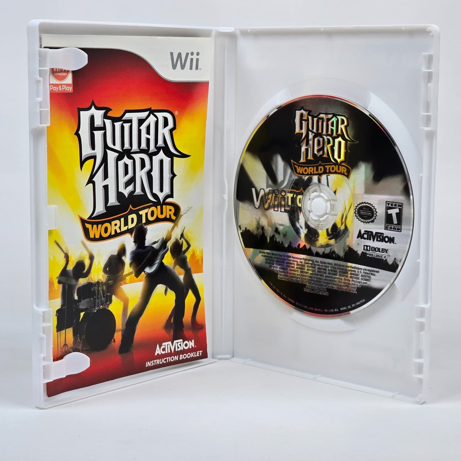 Guitar Hero: World Tour (Nintendo Wii) CIB COMPLETE & TESTED - Thumbnail 2