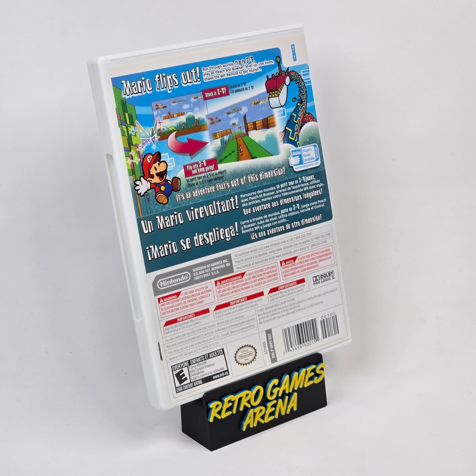 💿REFURBISHED Super Paper Mario (Nintendo Wii) CIB COMPLETE & TESTED 💿 - Thumbnail 4