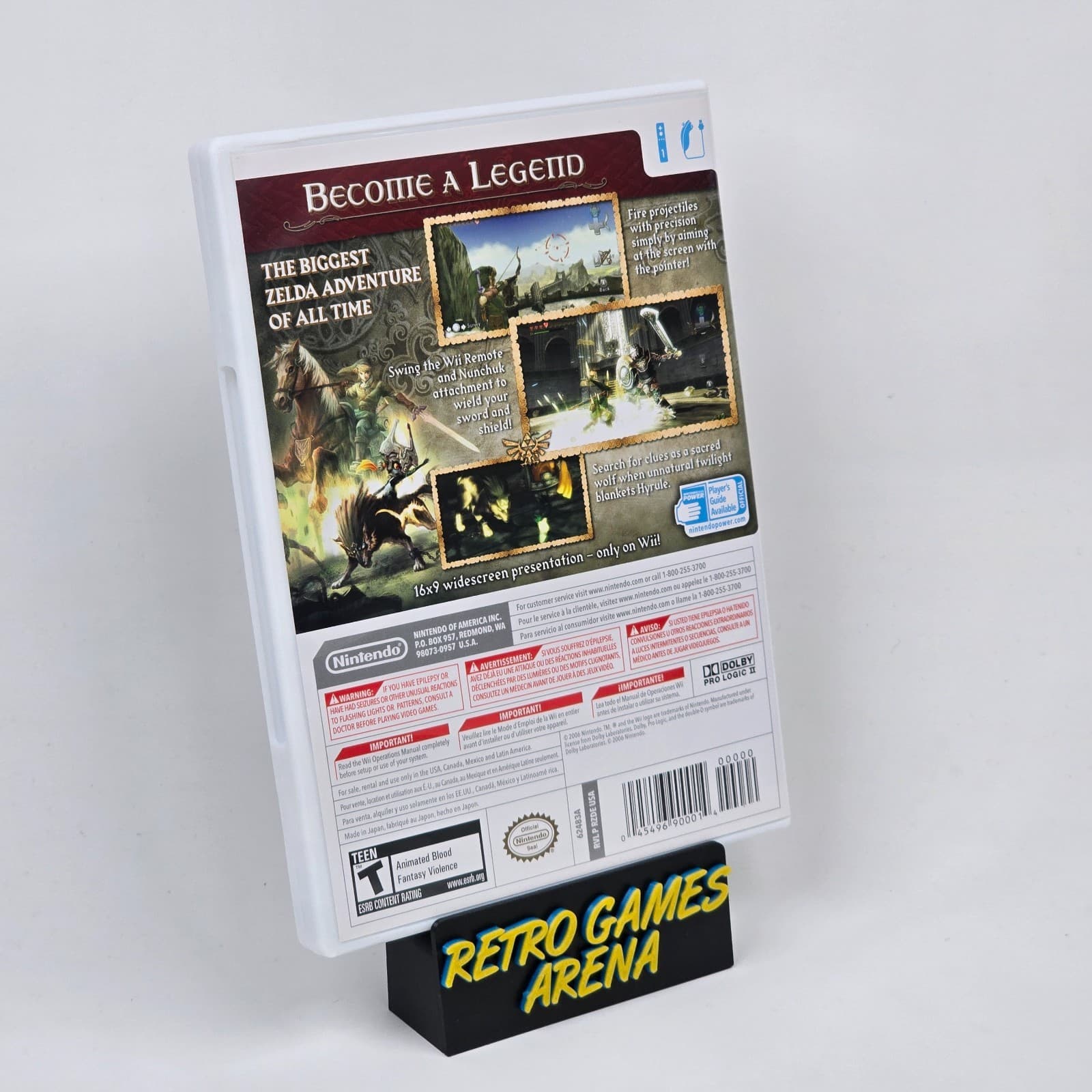 💿REFURBISHED The Legend of Zelda Twilight Princess (Nintendo Wii) CIB TESTED 💿 - Thumbnail 4