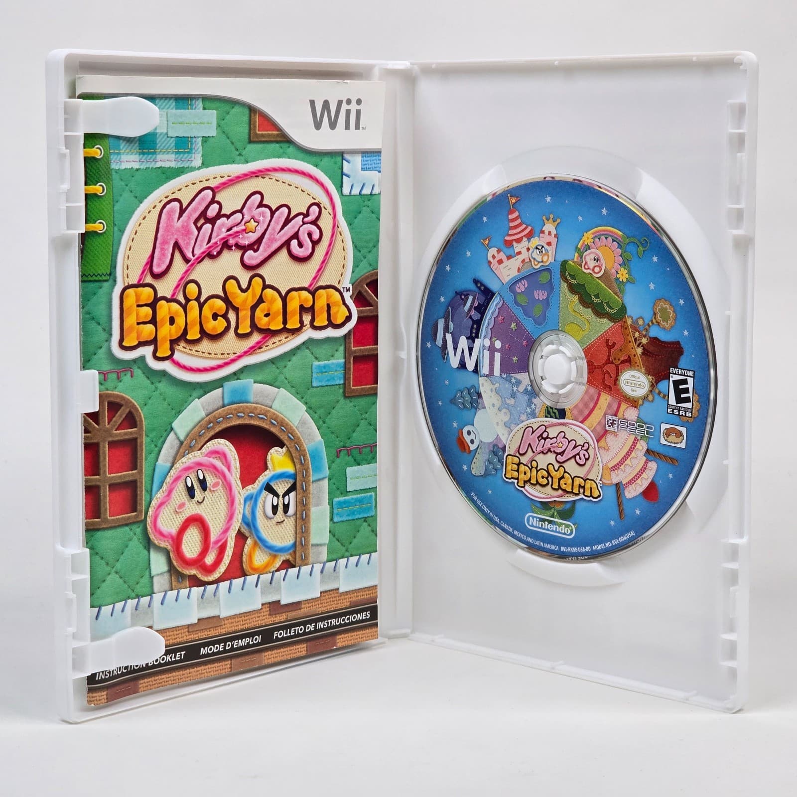 💿REFURBISHED Kirby's Epic Yarn (Nintendo Wii) CIB COMPLETE & TESTED 💿 - Thumbnail 2