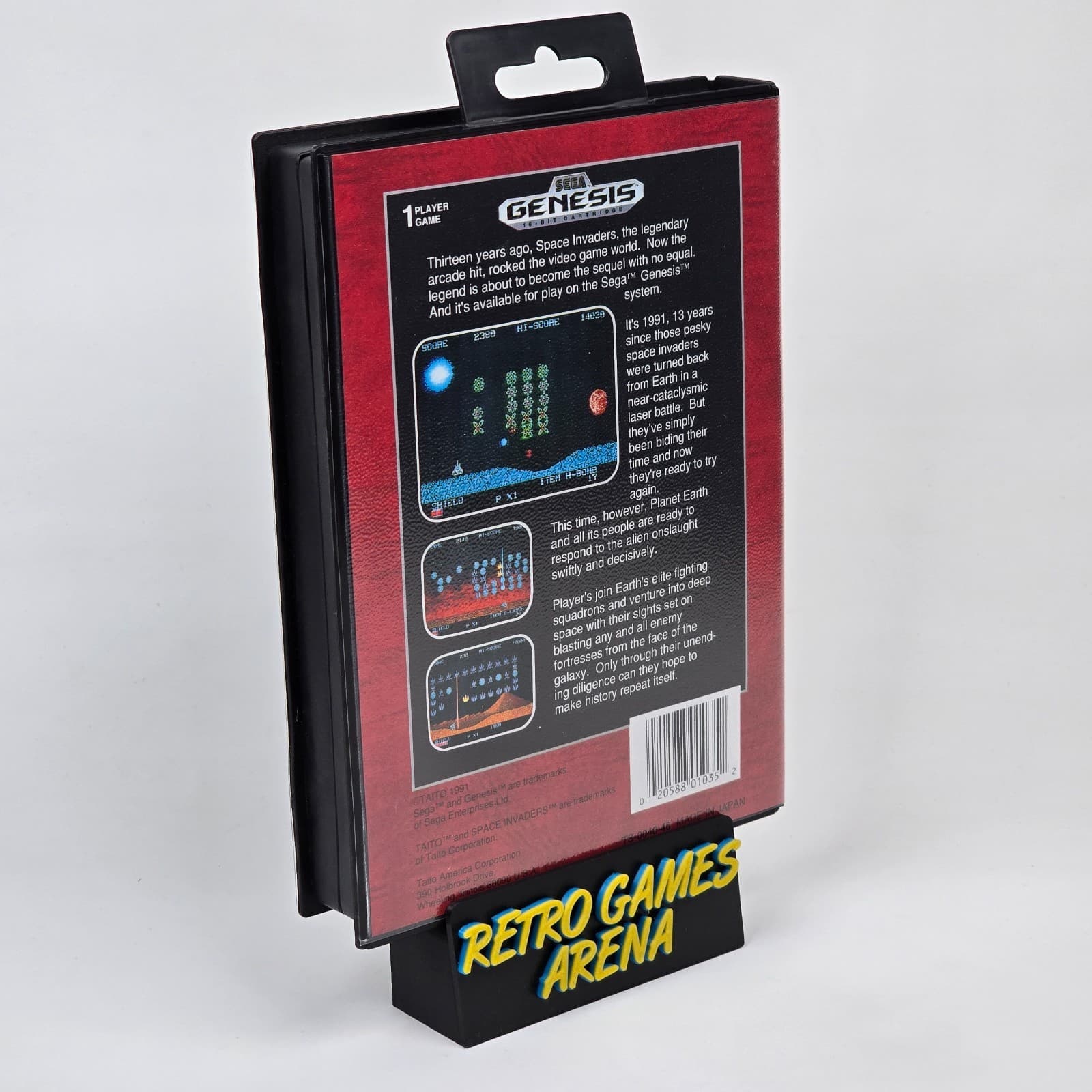 💿 REFURBISHED Space Invaders 91 (Sega Genesis) CIB COMPLETE💿 - Thumbnail 5