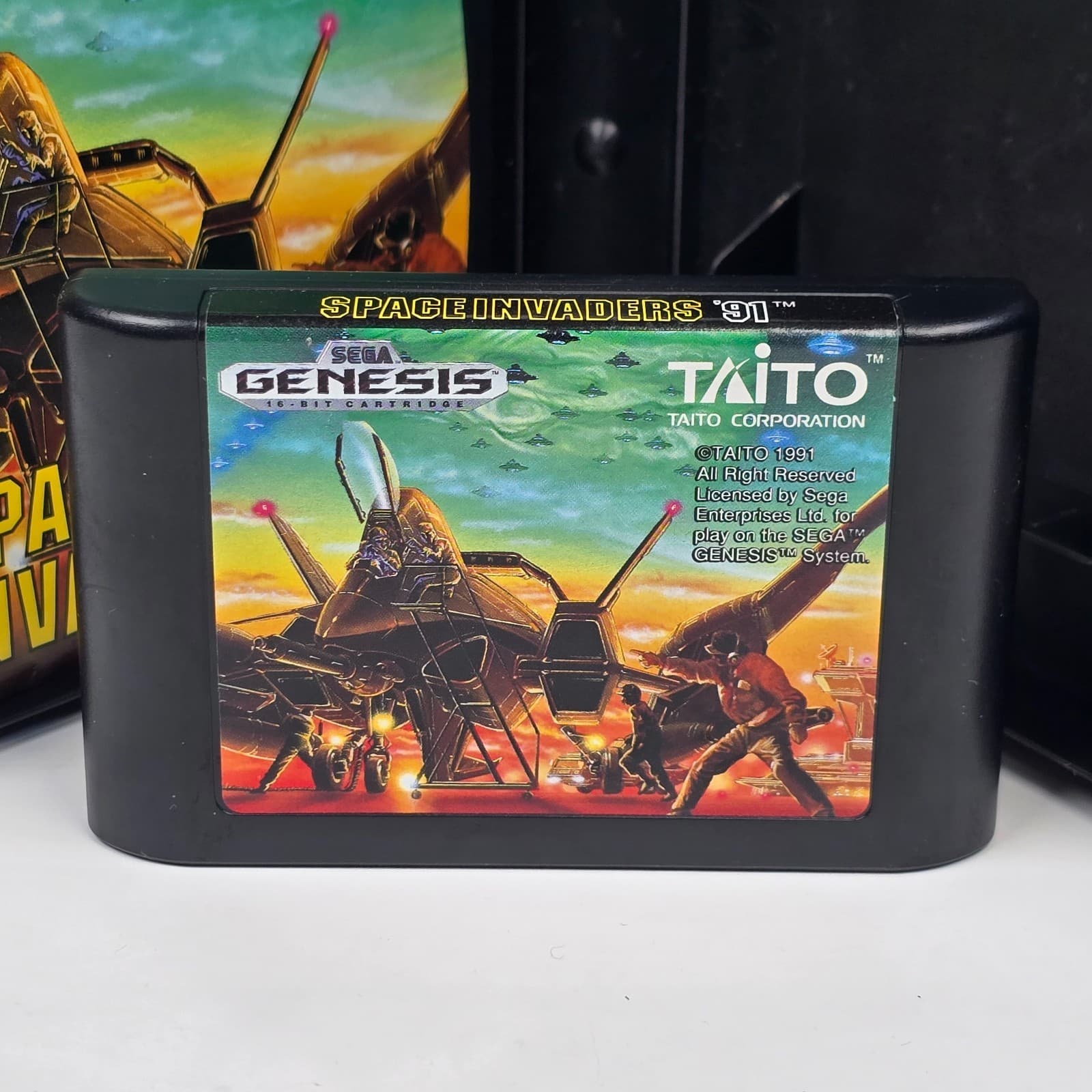 💿 REFURBISHED Space Invaders 91 (Sega Genesis) CIB COMPLETE💿 - Thumbnail 3