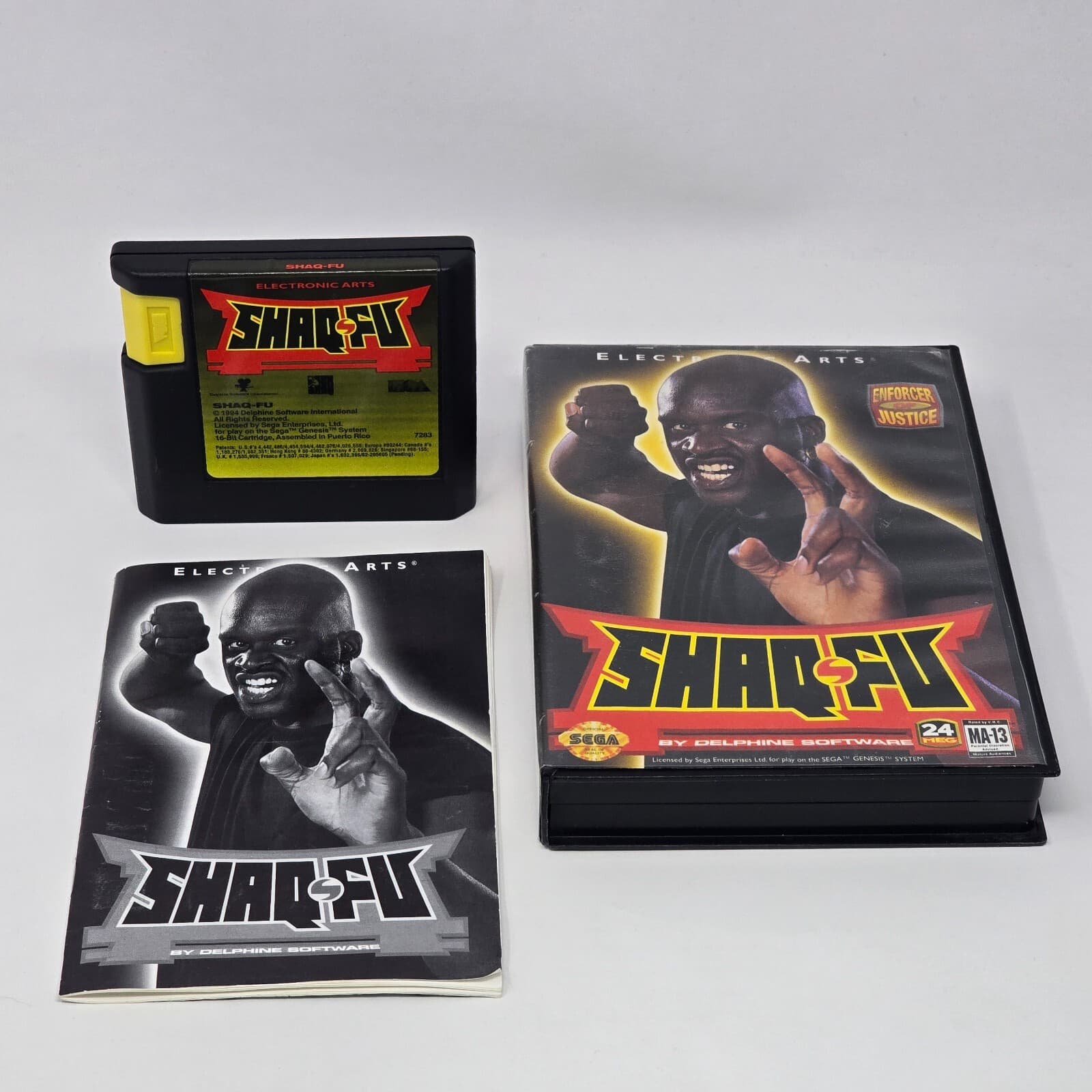 Shaq-Fu (Sega Genesis) CIB COMPLETE & TESTED