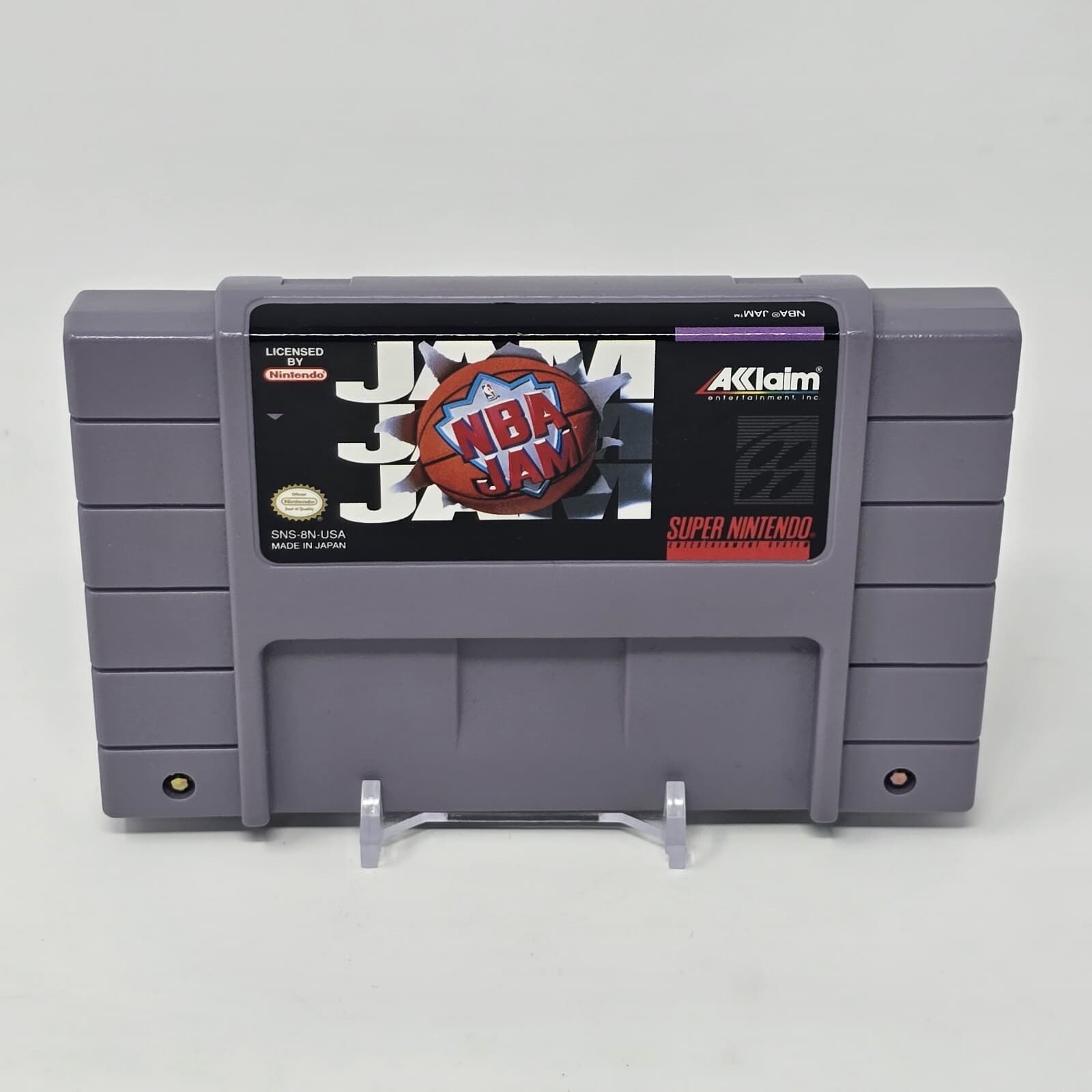 NBA Jam (Super Nintendo SNES) CLEANED & TESTED