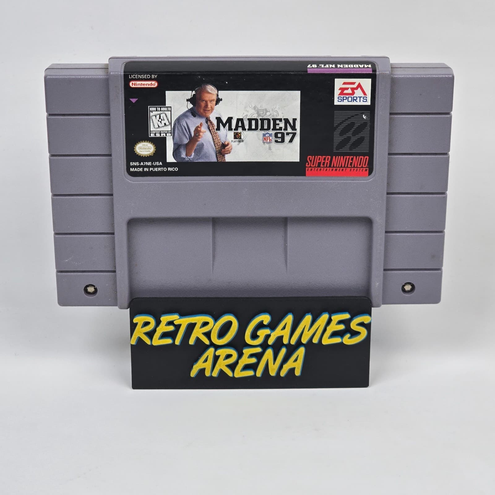 Madden NFL 97 (Super Nintendo SNES) Cartridge