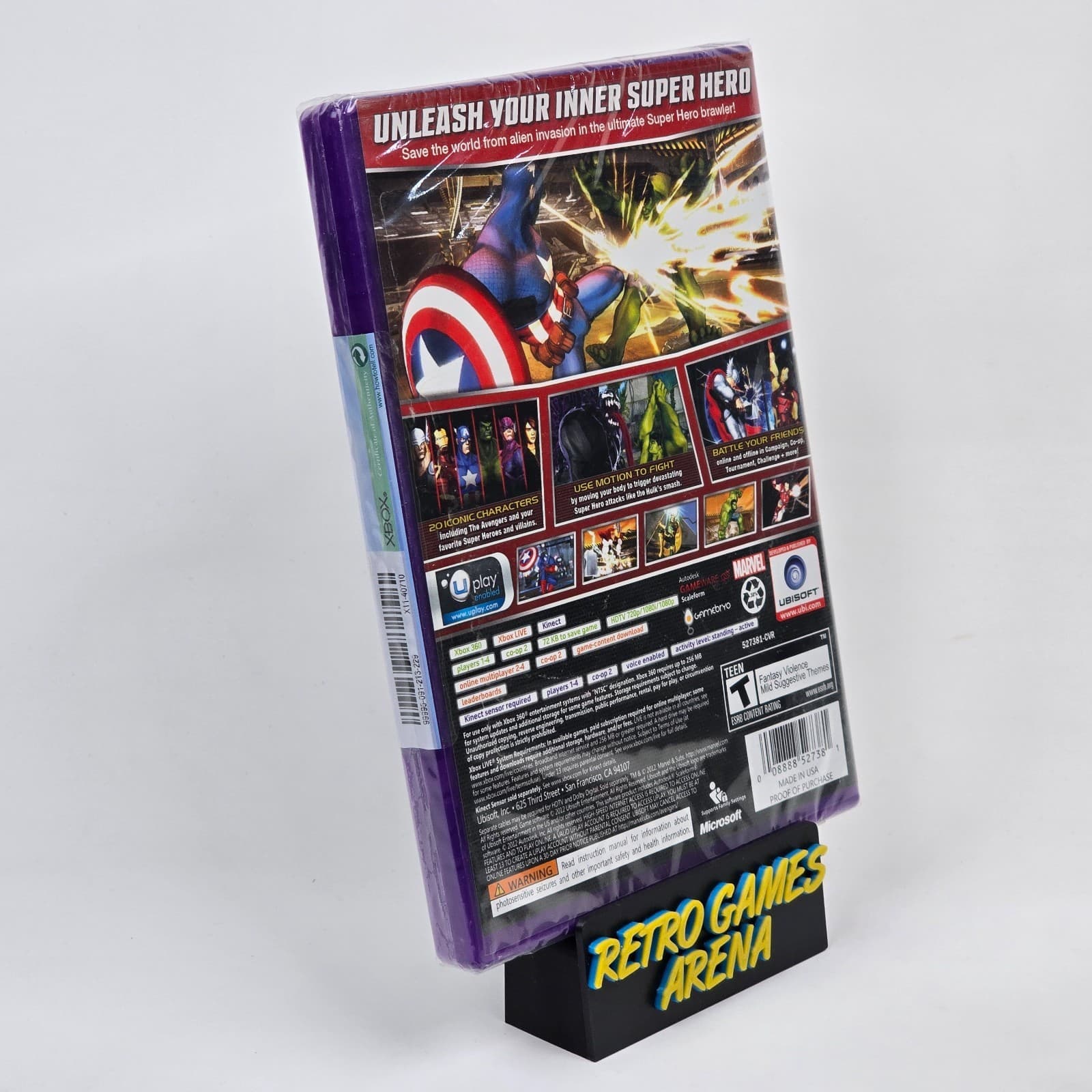 Marvel Avengers: Battle for Earth (Xbox 360) BRAND NEW FACTORY SEALED - Thumbnail 2