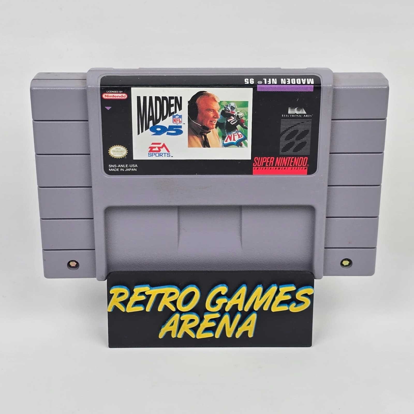 Madden NFL 95 (Super Nintendo SNES) Cartridge