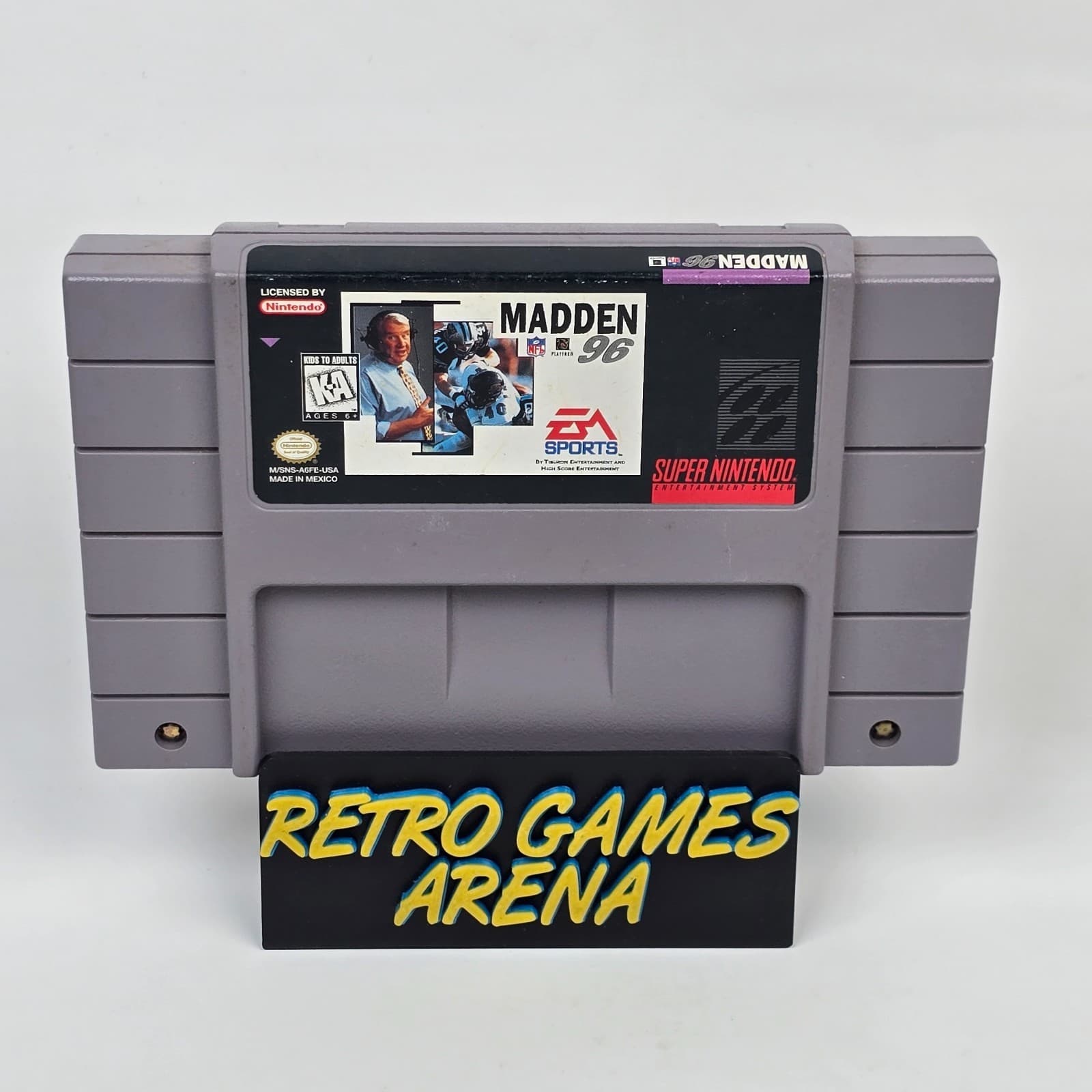 Madden NFL 96 (Super Nintendo SNES) Cartridge