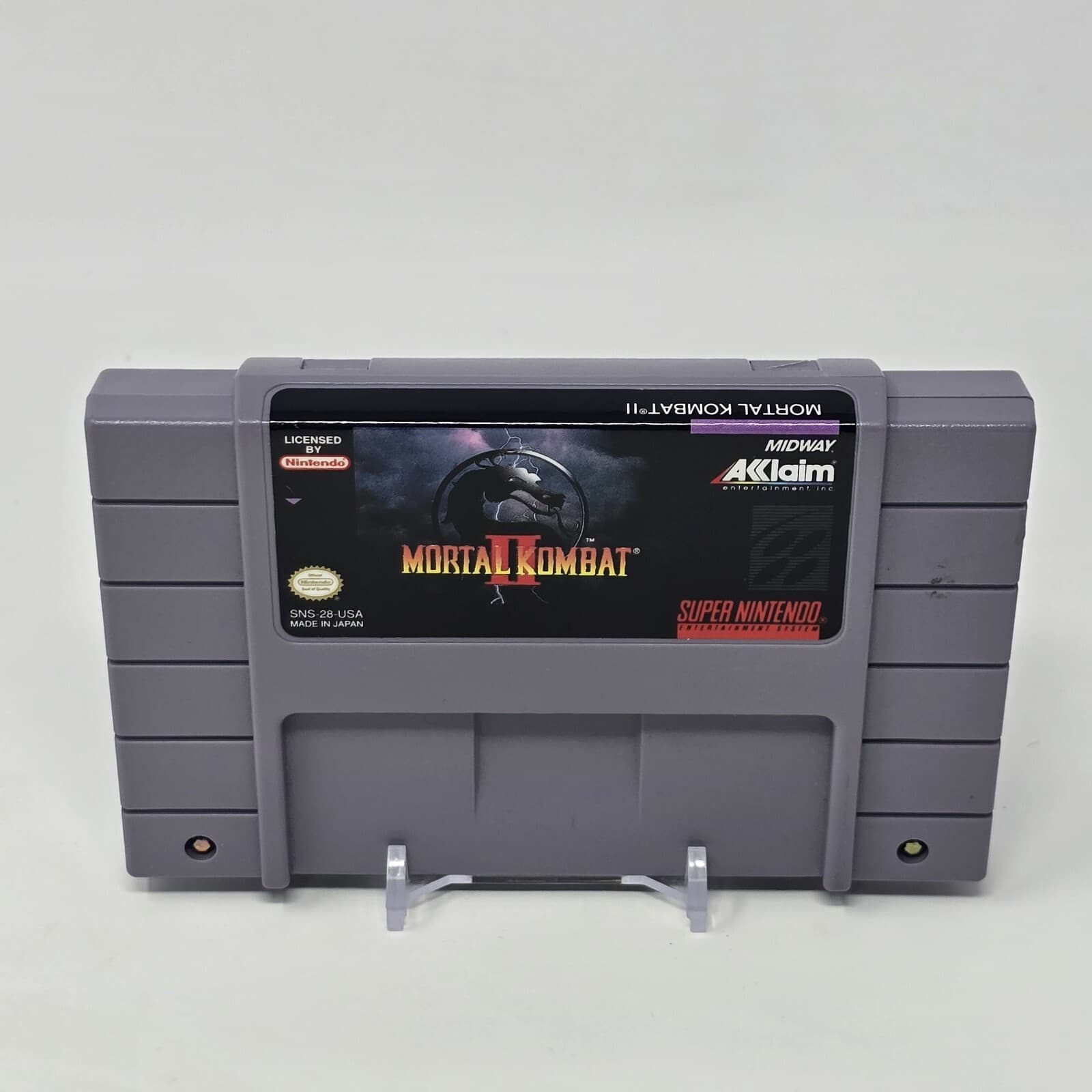 Mortal Kombat II 2 (Super Nintendo SNES) CLEANED & TESTED