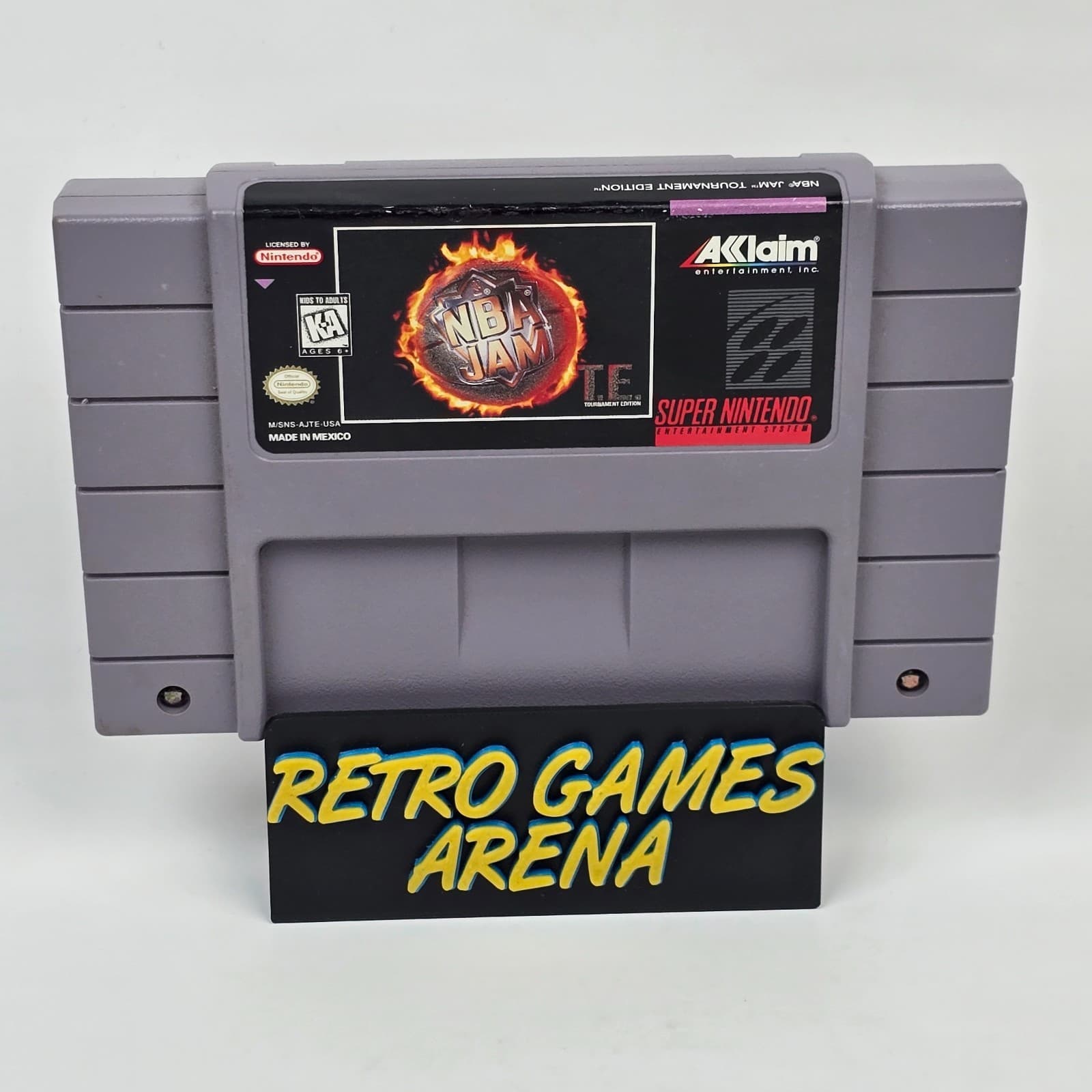 NBA Jam T.E. Tournament Edition (Super Nintendo SNES) Cartridge