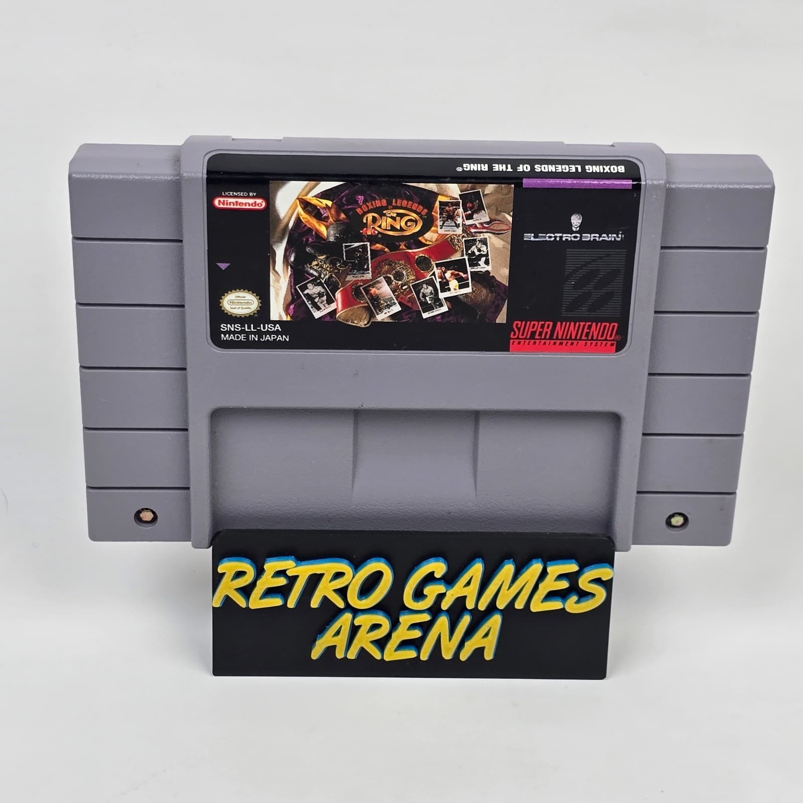 Boxing Legends of the Ring (Super Nintendo SNES) Cartridge