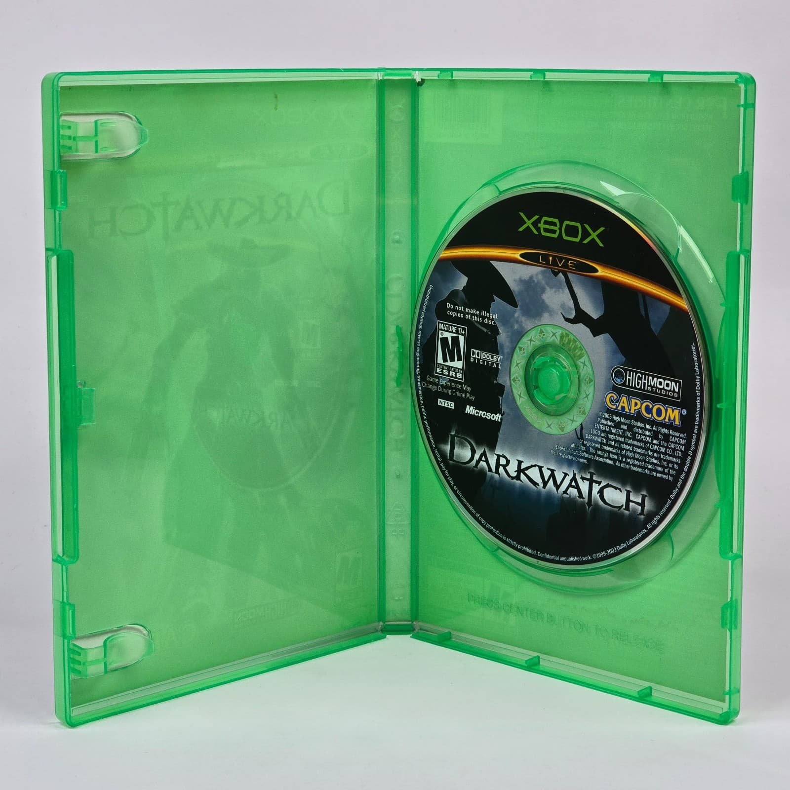 Darkwatch (Original Xbox) Case & Disc - Thumbnail 2