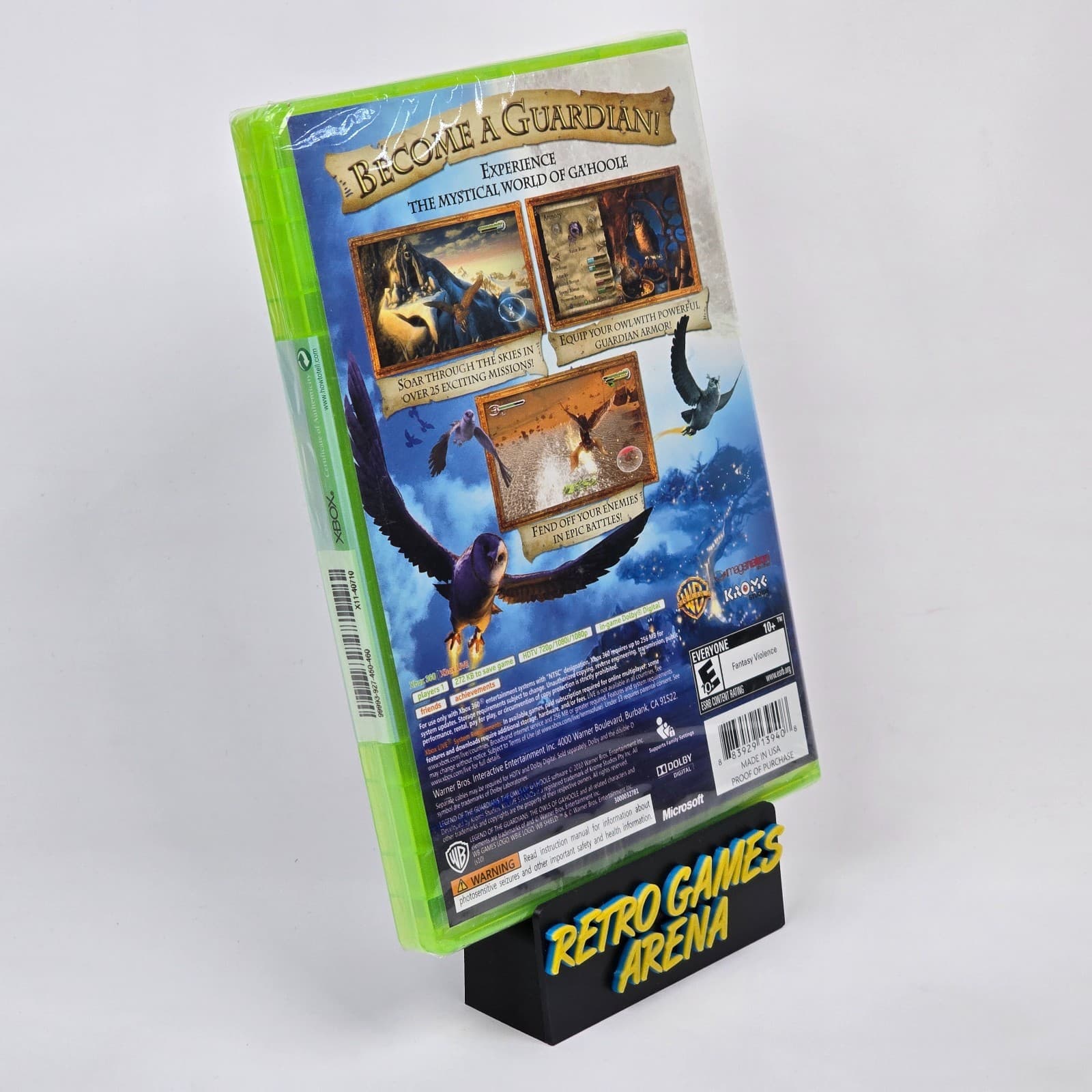 Legend of the Guardians The Owls of Ga'Hoole (Xbox 360) BRAND NEW FACTORY SEALED - Thumbnail 2