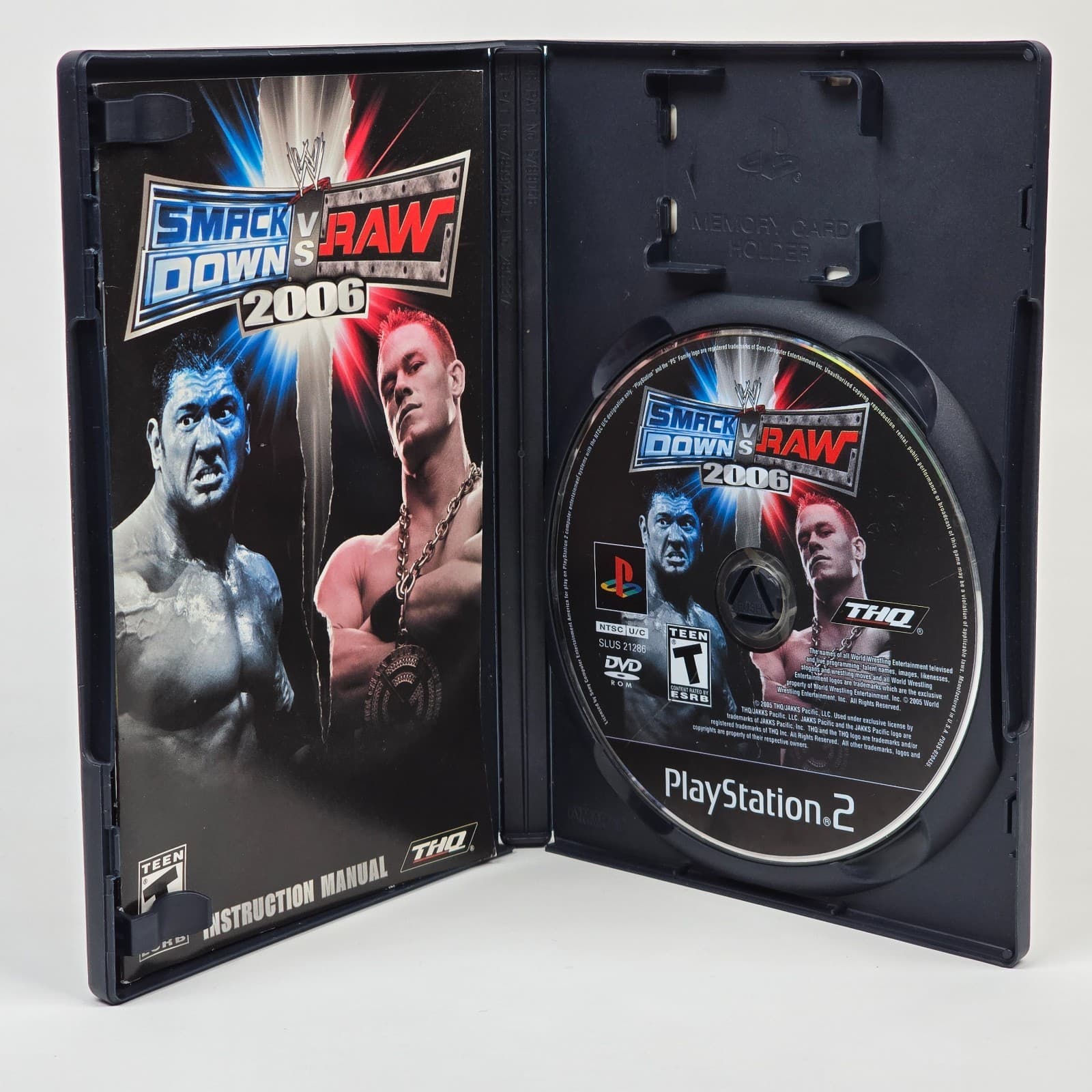 Smackdown vs Raw 2006 (PlayStation 2 PS2) Black Label CIB COMPLETE - Thumbnail 2