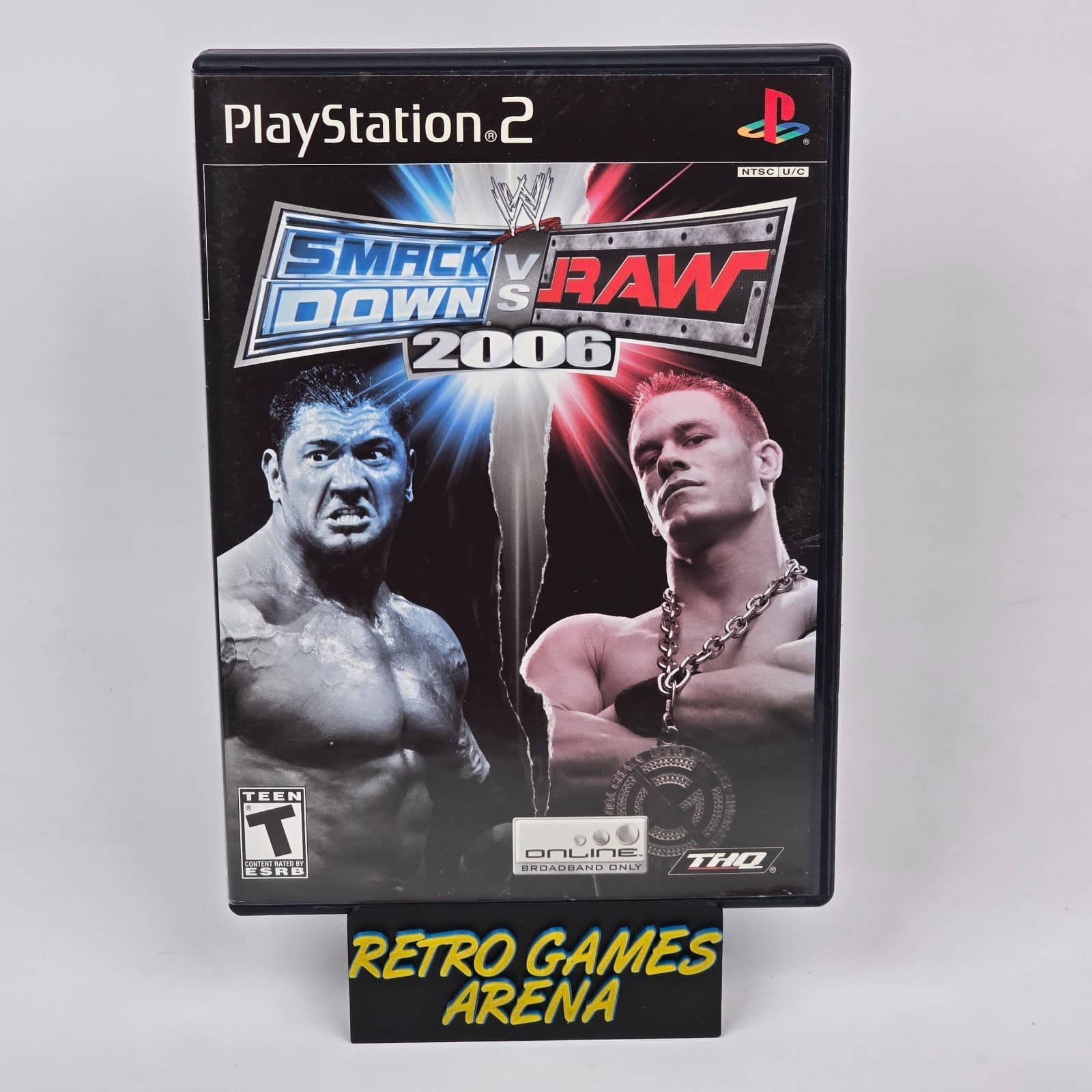Smackdown vs Raw 2006 (PlayStation 2 PS2) Black Label CIB COMPLETE