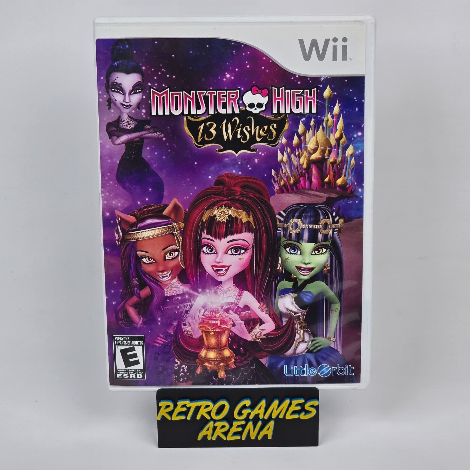 Monster High: 13 Wishes (Nintendo Wii) CIB COMPLETE
