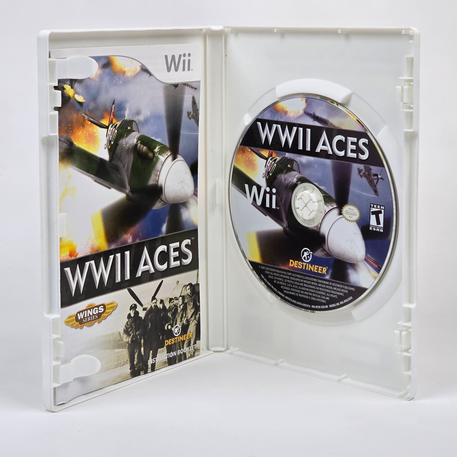 WWII Aces (Nintendo Wii) CIB COMPLETE - Thumbnail 2